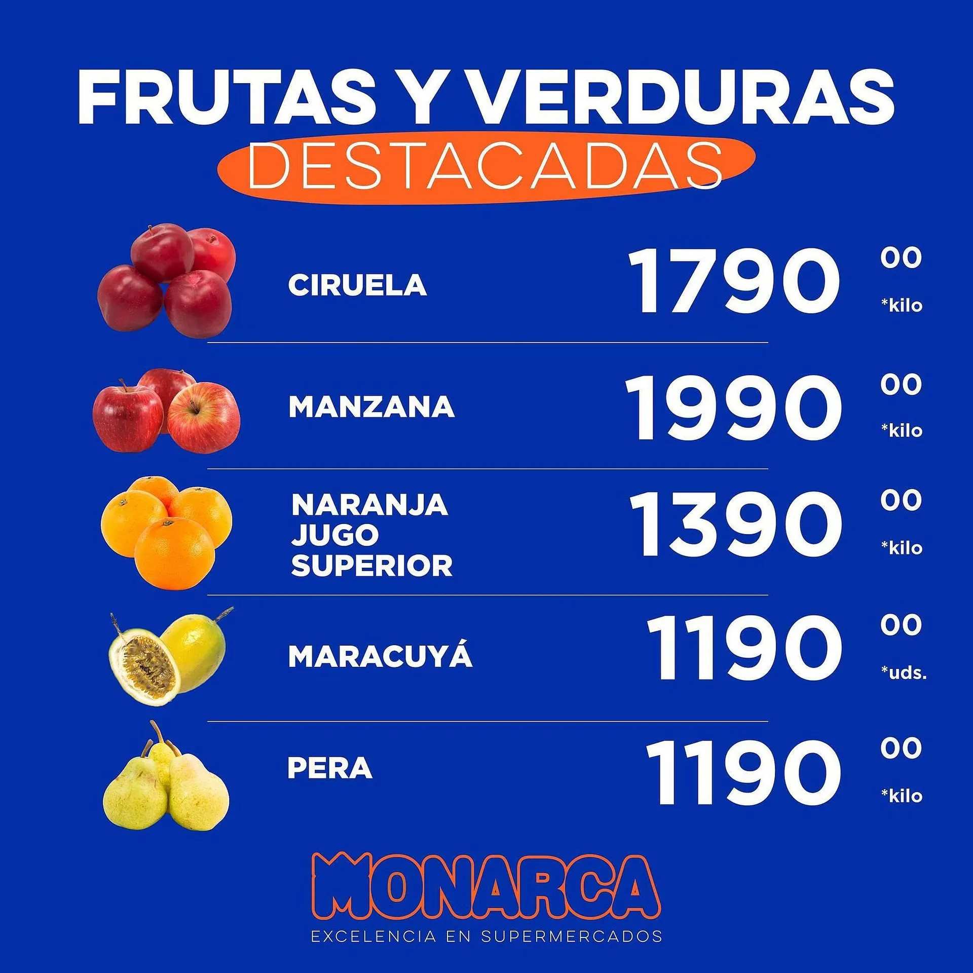 Ofertas de Catálogo Supermercados Monarca 21 de marzo al 23 de marzo 2025 - Página 1 del catálogo