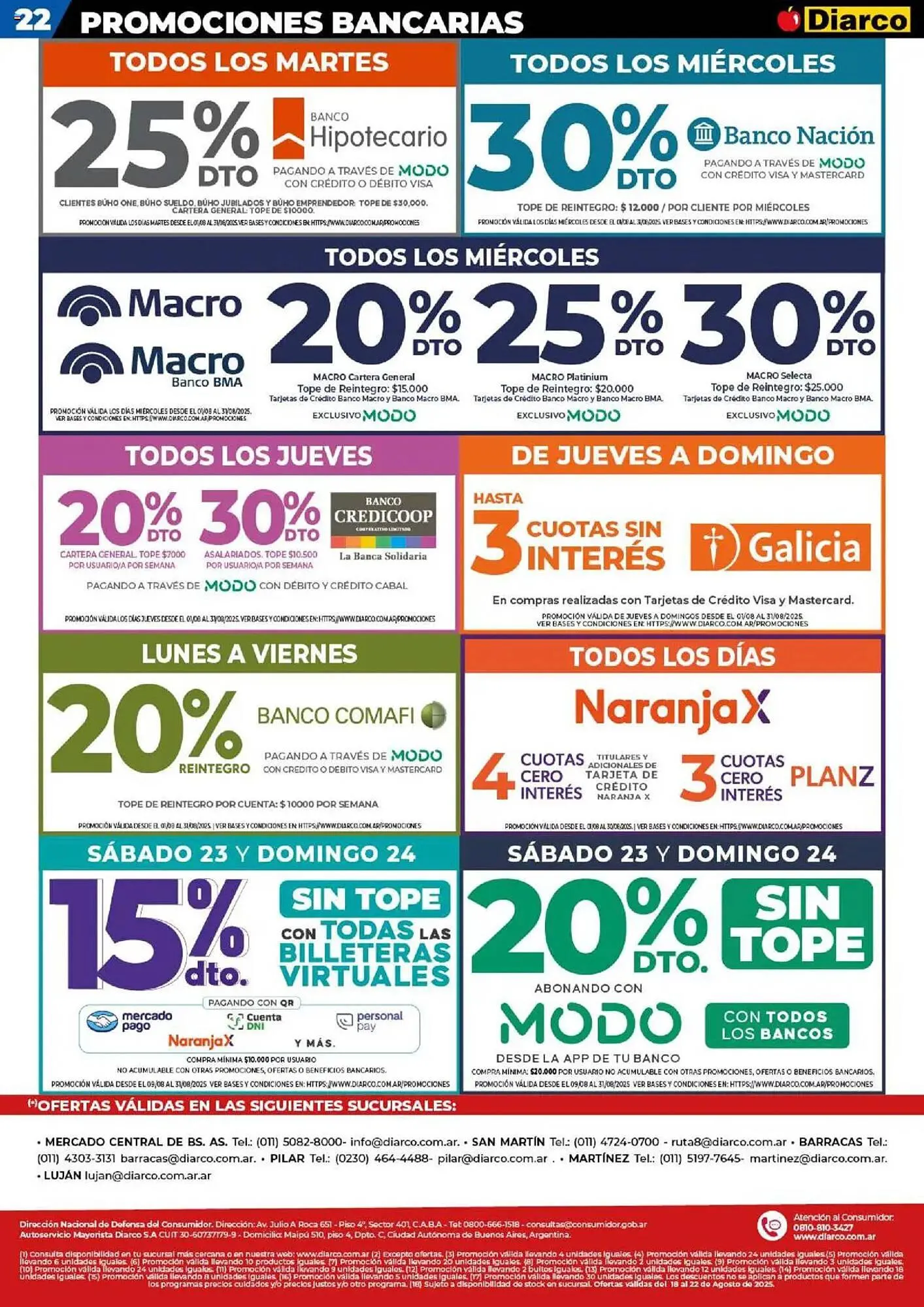 Ofertas de Catálogo Diarco 18 de agosto al 22 de agosto 2025 - Página 22 del catálogo
