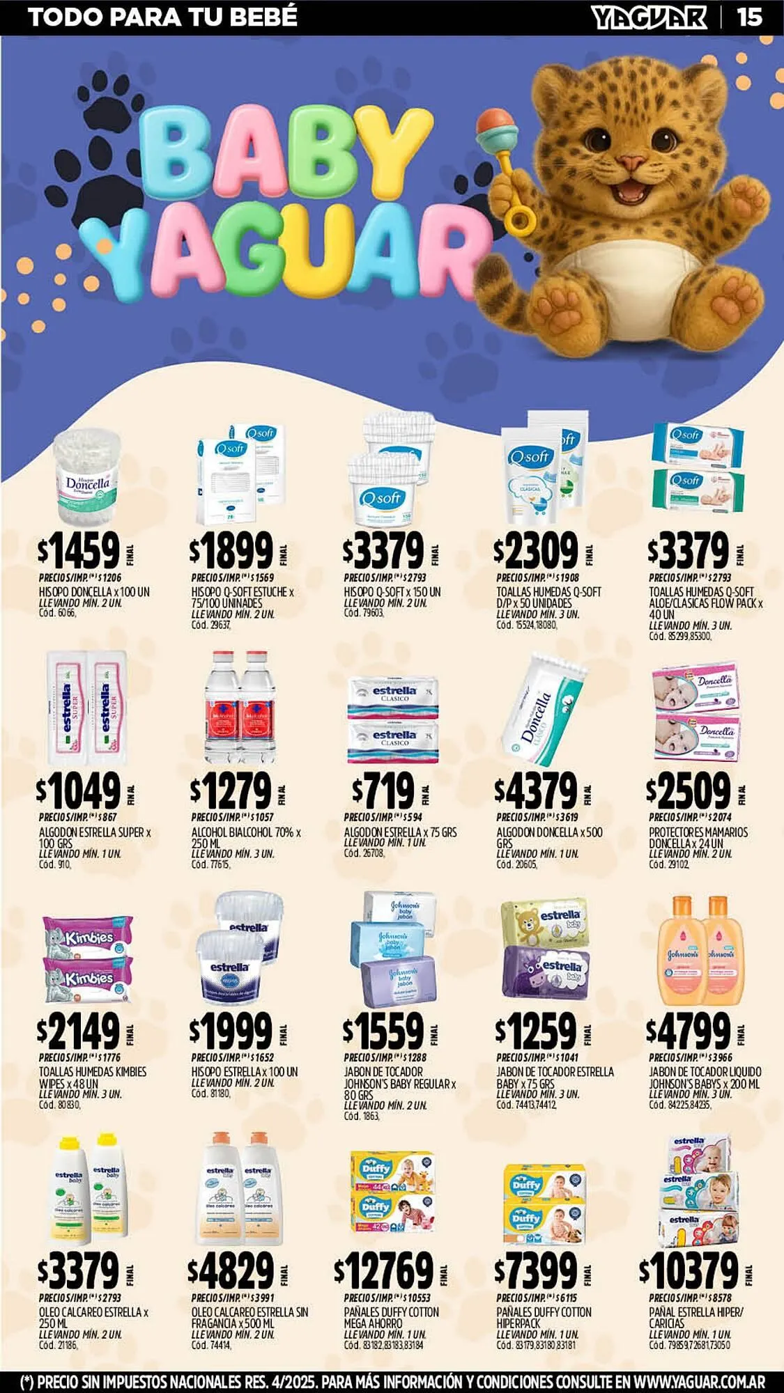 Ofertas de Catálogo Supermercados Yaguar 31 de diciembre al 4 de enero 2026 - Página 17 del catálogo