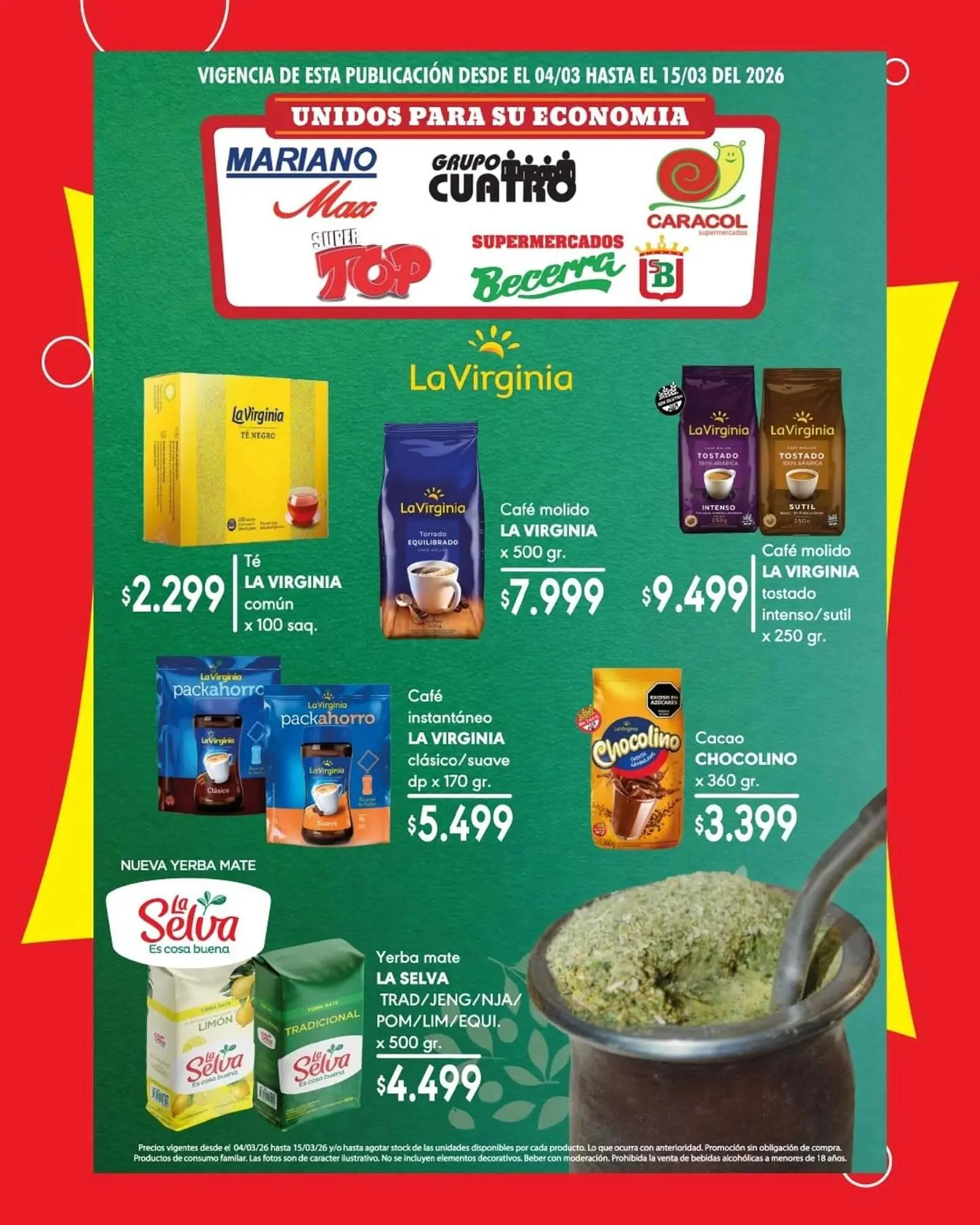Ofertas de Catálogo Supermercados Caracol 4 de marzo al 15 de marzo 2026 - Página 4 del catálogo