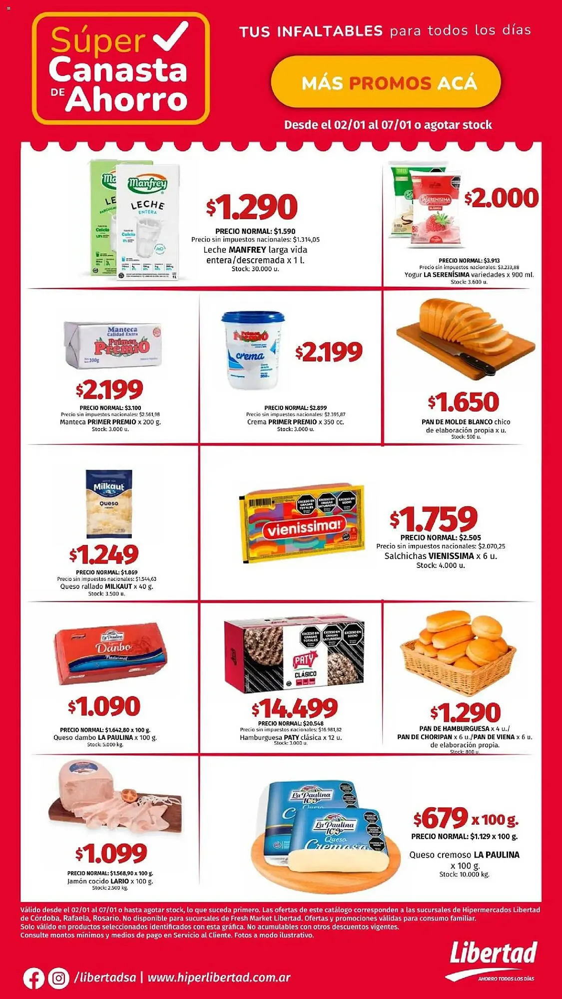 Ofertas de Catálogo Hipermercado Libertad 2 de enero al 7 de enero 2026 - Página 4 del catálogo