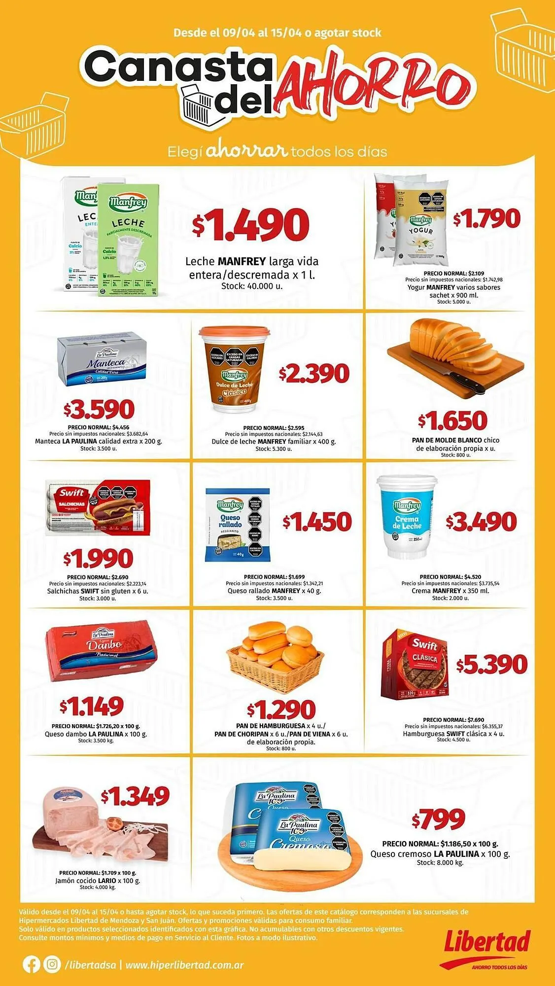 Ofertas de Catálogo Hipermercado Libertad 9 de abril al 15 de abril 2026 - Página 4 del catálogo