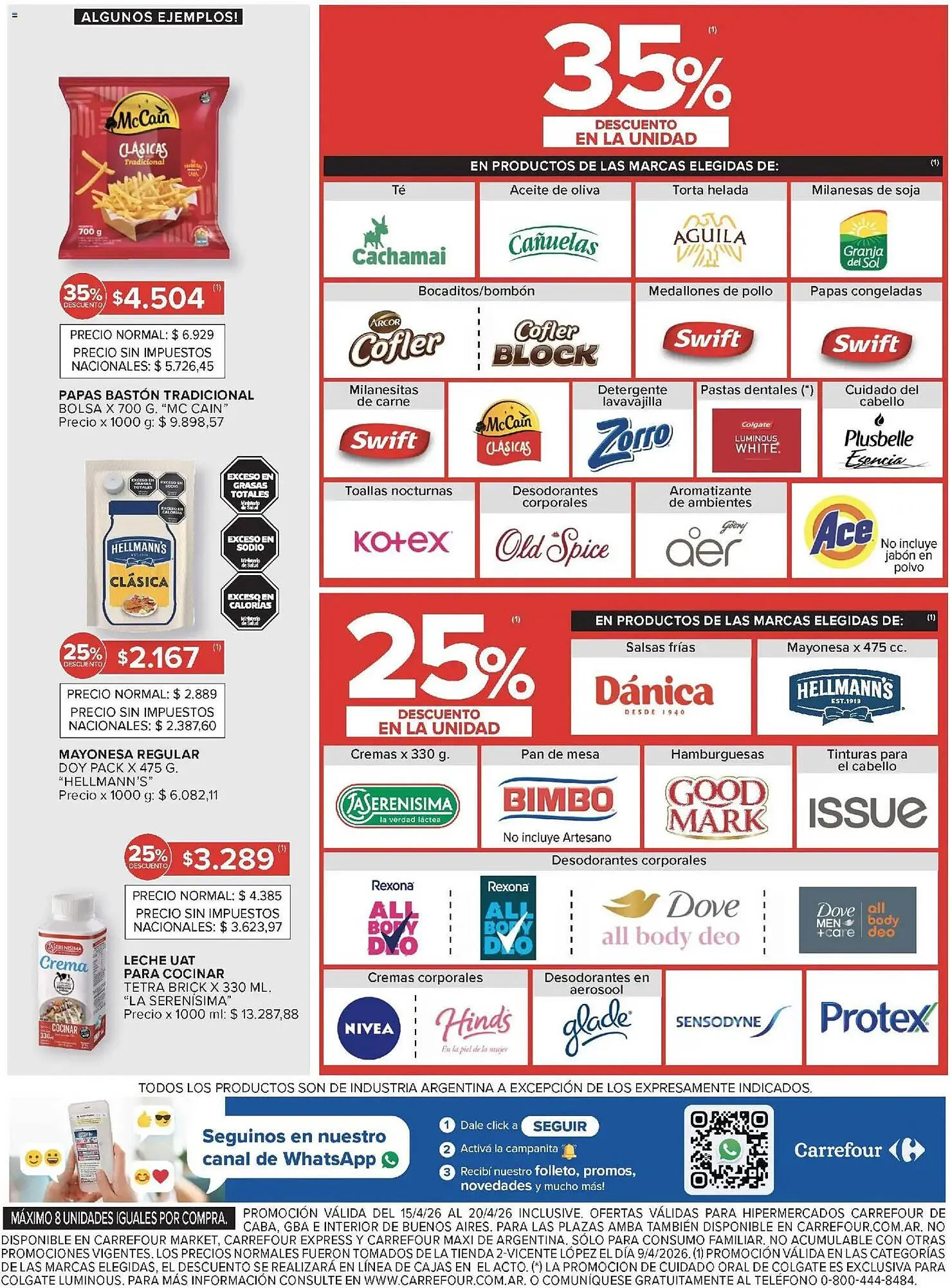 Ofertas de Catálogo Carrefour 15 de abril al 20 de abril 2026 - Página 8 del catálogo