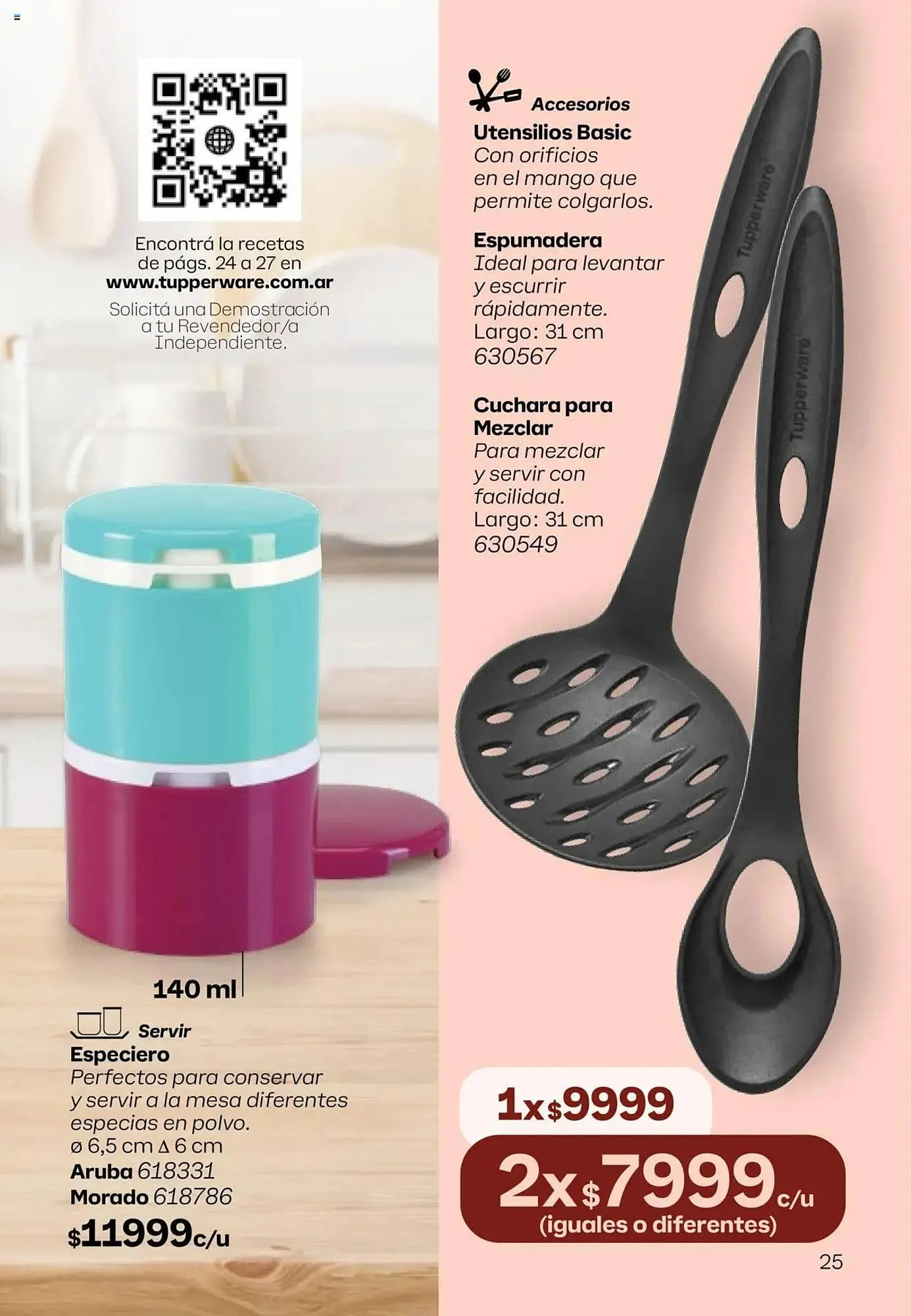 Ofertas de Catálogo Tupperware 9 de abril al 22 de abril 2025 - Página 25 del catálogo