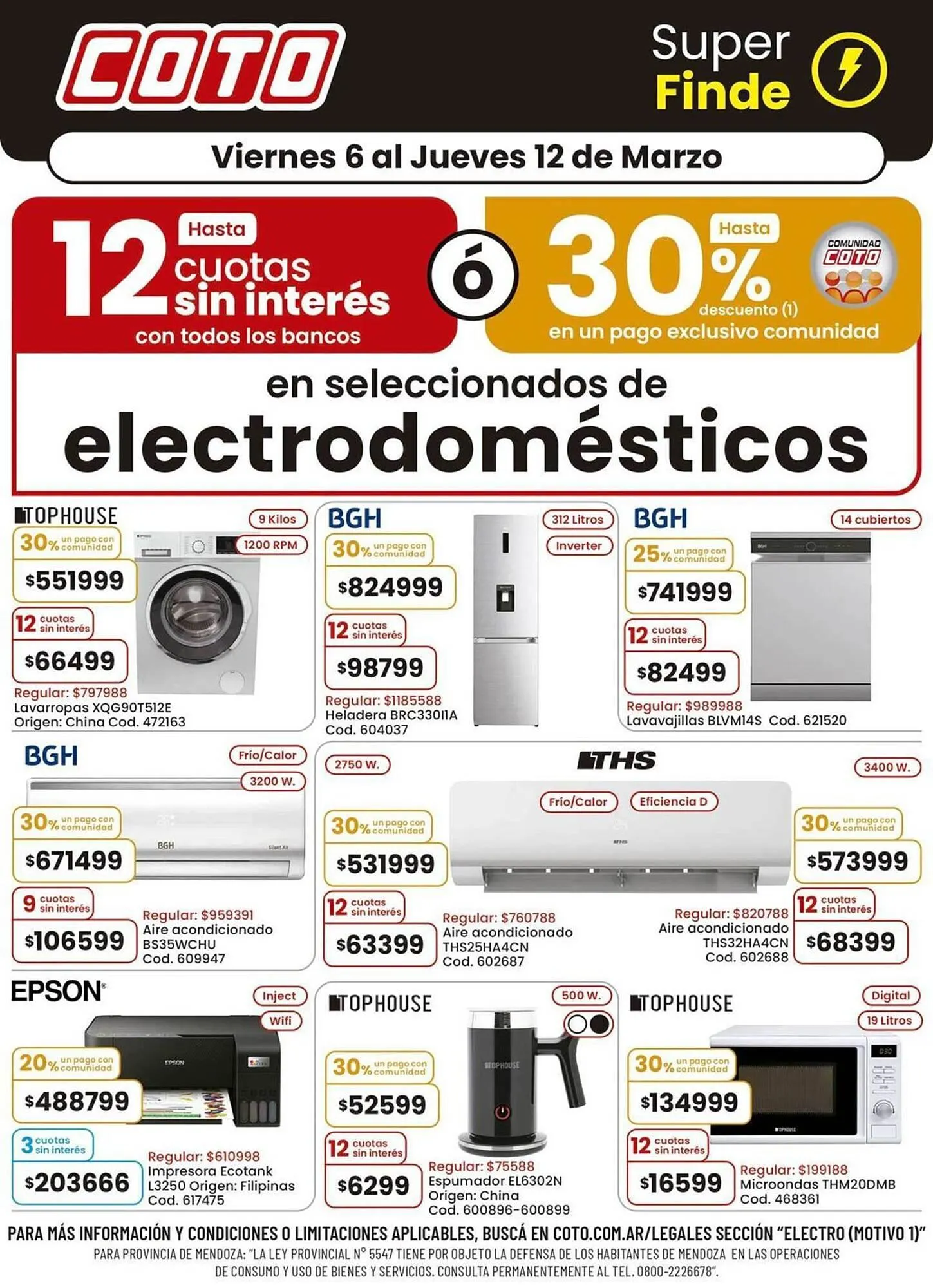 Ofertas de Catálogo Coto 6 de marzo al 12 de marzo 2026 - Página 1 del catálogo