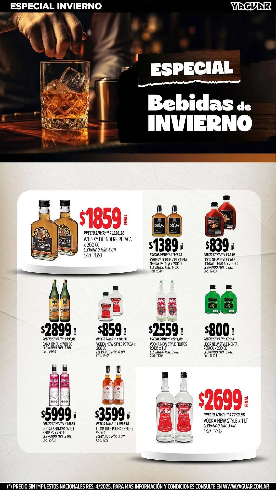 Ofertas de Catálogo Supermercados Yaguar 4 de agosto al 11 de agosto 2025 - Página 4 del catálogo