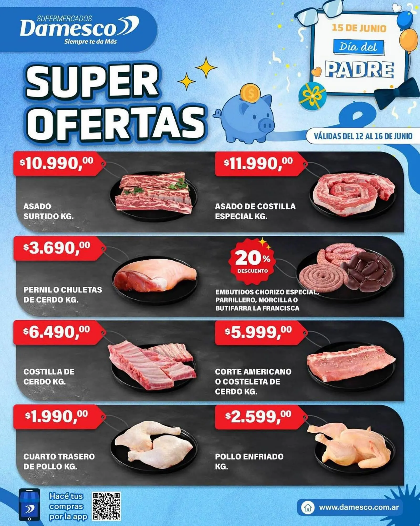 Ofertas de Catálogo Supermercados Damesco 12 de junio al 16 de junio 2025 - Página 1 del catálogo