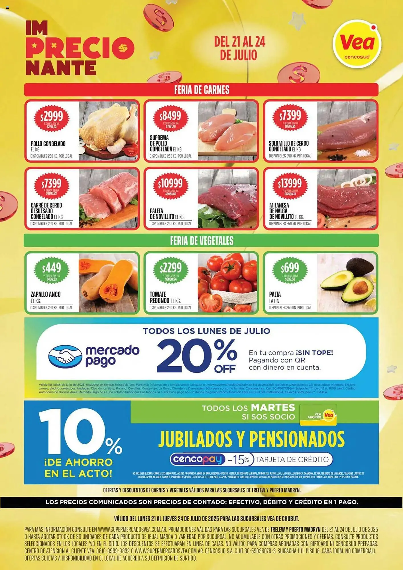 Ofertas de Catálogo Supermercados Vea 21 de julio al 24 de julio 2025 - Página 1 del catálogo