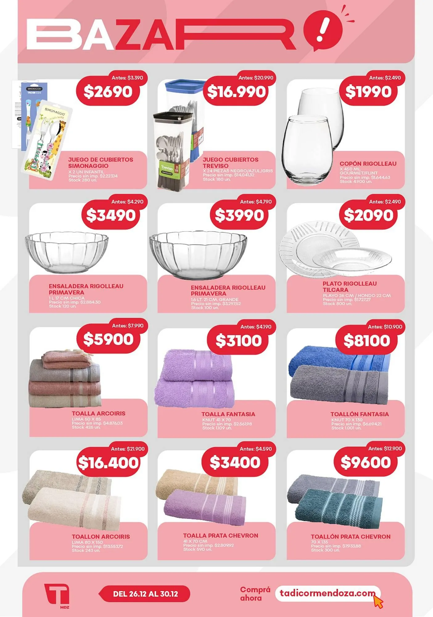 Ofertas de Catálogo Supermercados Tadicor 26 de diciembre al 30 de diciembre 2025 - Página 10 del catálogo