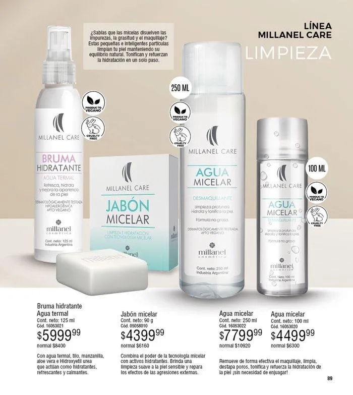 Ofertas de Catálogo Millanel Cosmética C10 26 de agosto al 22 de septiembre 2024 - Página 89 del catálogo