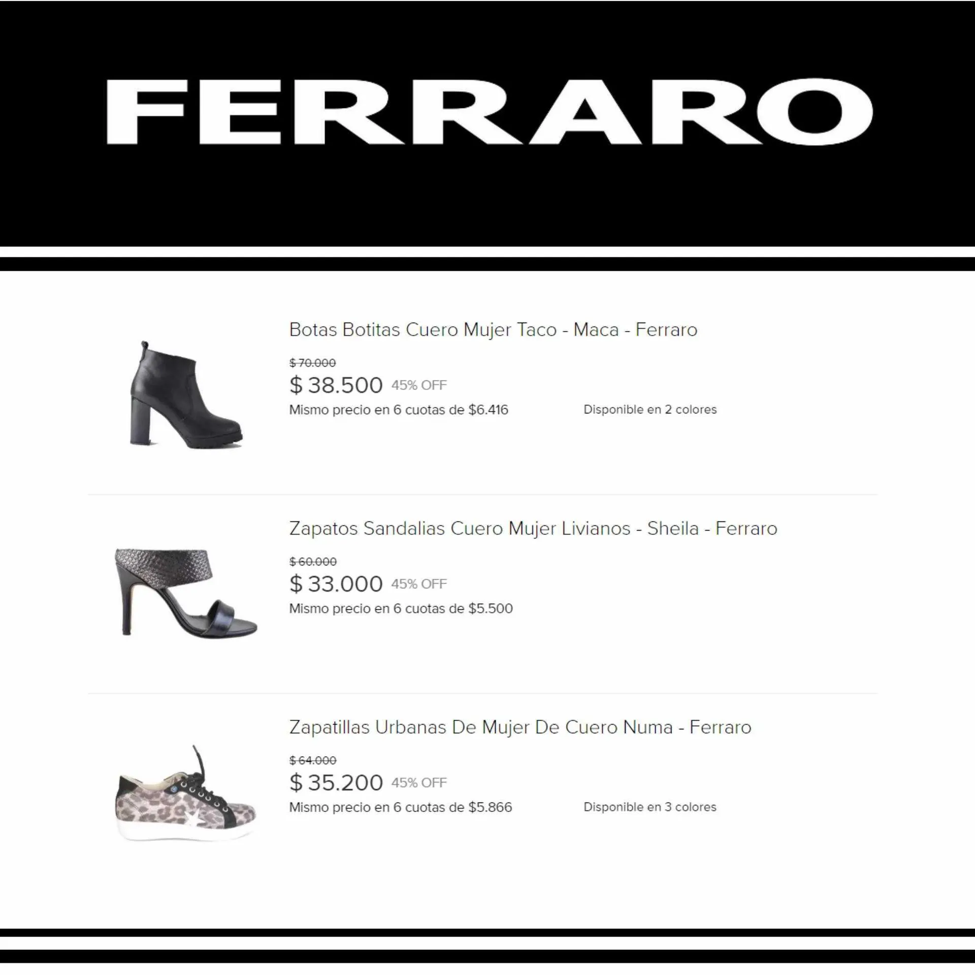 Ofertas de Catálogo Ferraro 6 de septiembre al 9 de septiembre 2023 - Página 4 del catálogo