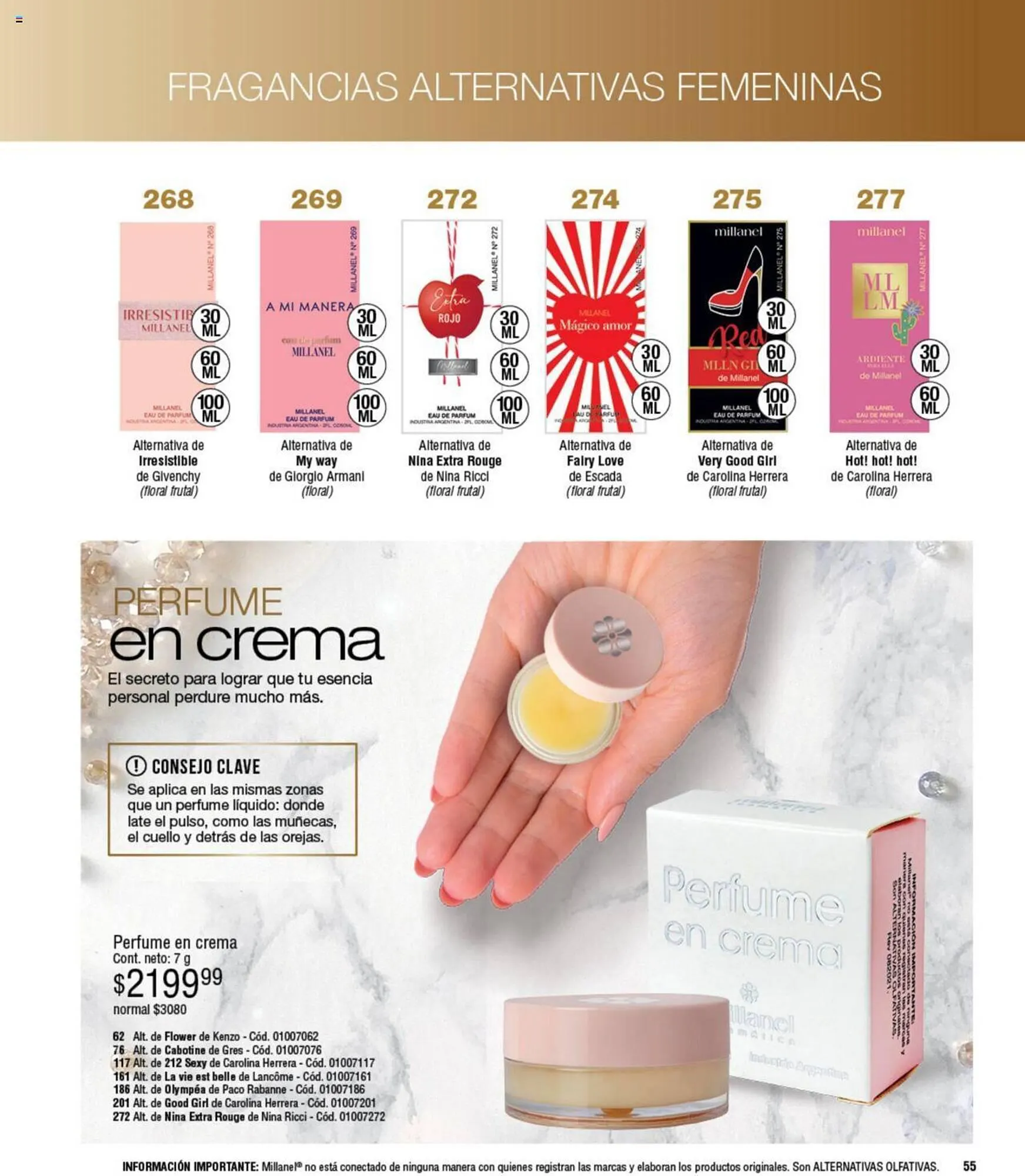 Ofertas de Catálogo Millanel Cosmética 13 de noviembre al 10 de diciembre 2023 - Página 55 del catálogo