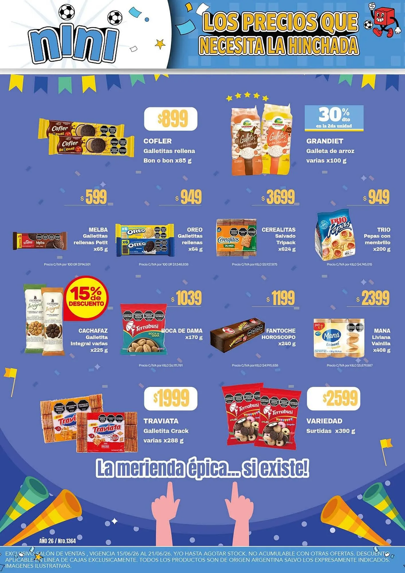 Ofertas de Catálogo Nini Mayorista 15 de junio al 21 de junio 2026 - Página 34 del catálogo