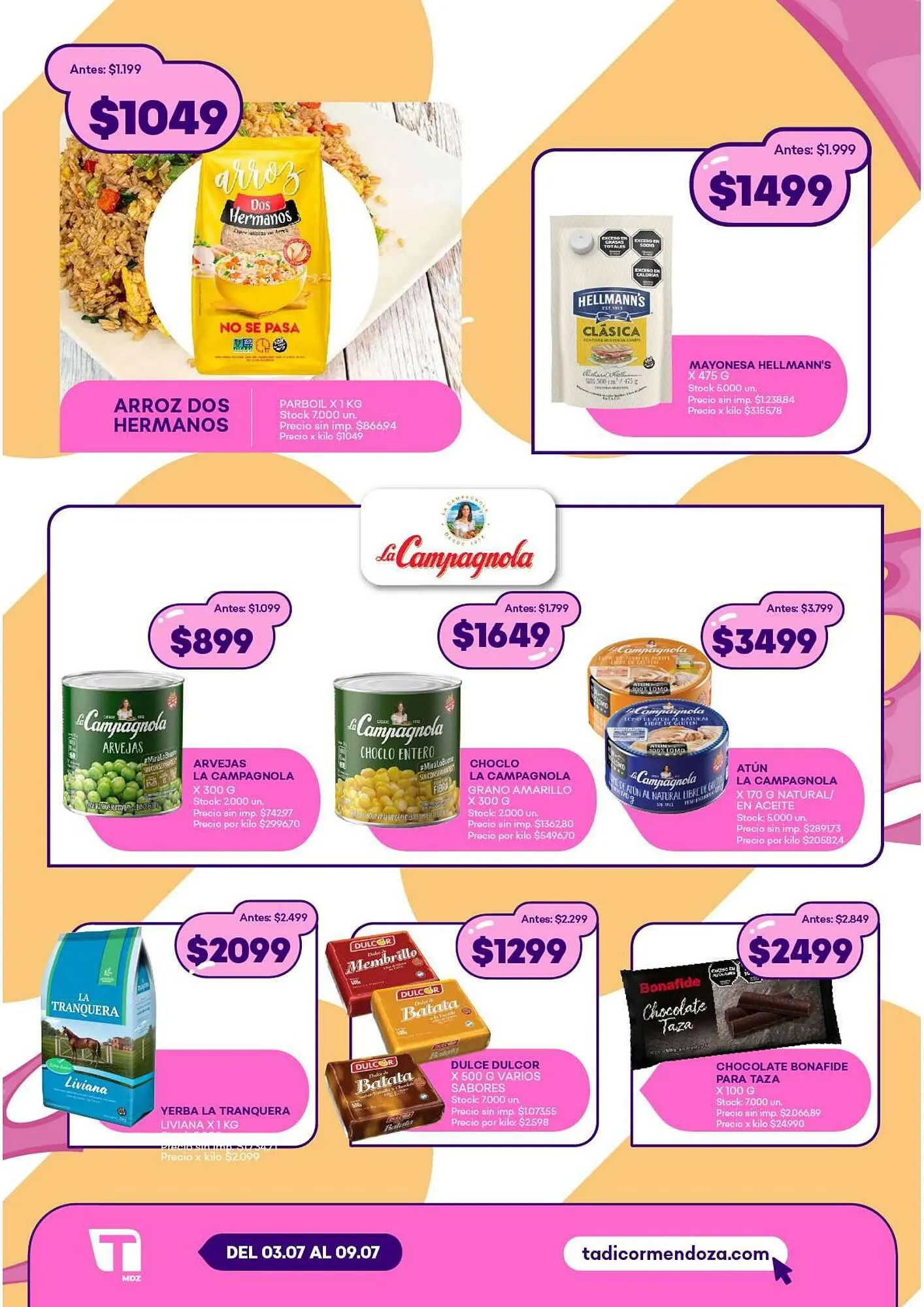 Ofertas de Catálogo Supermercados Tadicor 3 de julio al 11 de julio 2025 - Página 11 del catálogo