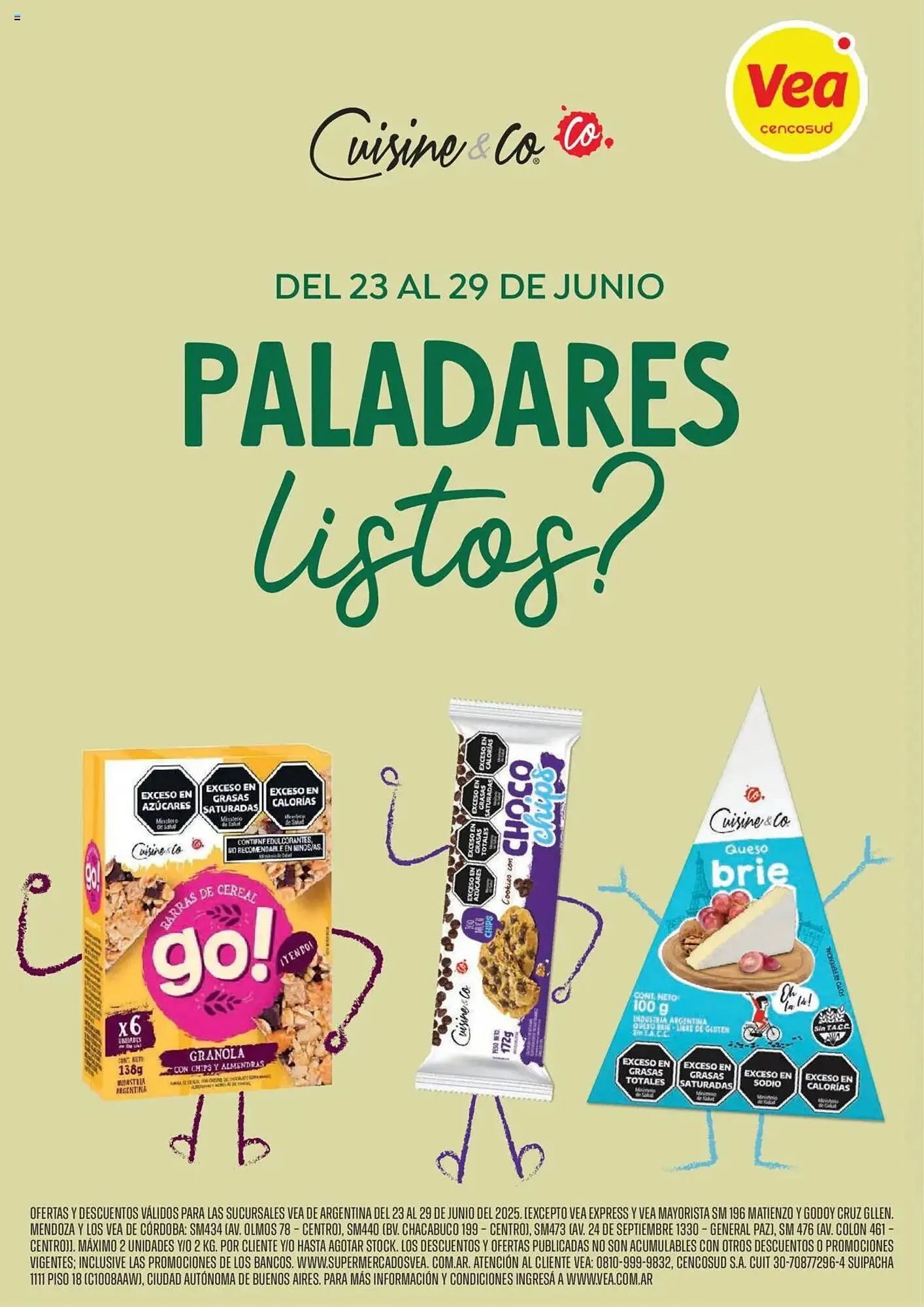 Ofertas de Catálogo Supermercados Vea 23 de junio al 30 de junio 2025 - Página 1 del catálogo