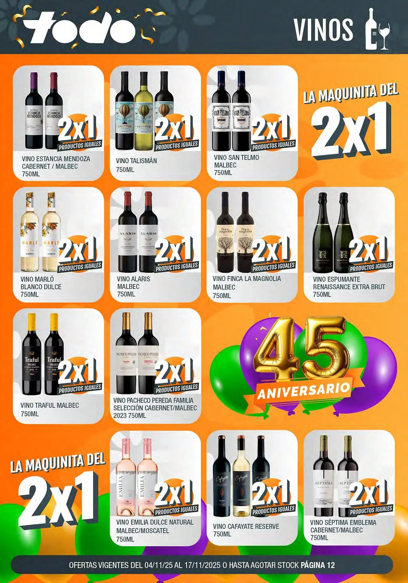 Ofertas de Catálogo Supermercados Todo 4 de noviembre al 17 de noviembre 2025 - Página 12 del catálogo