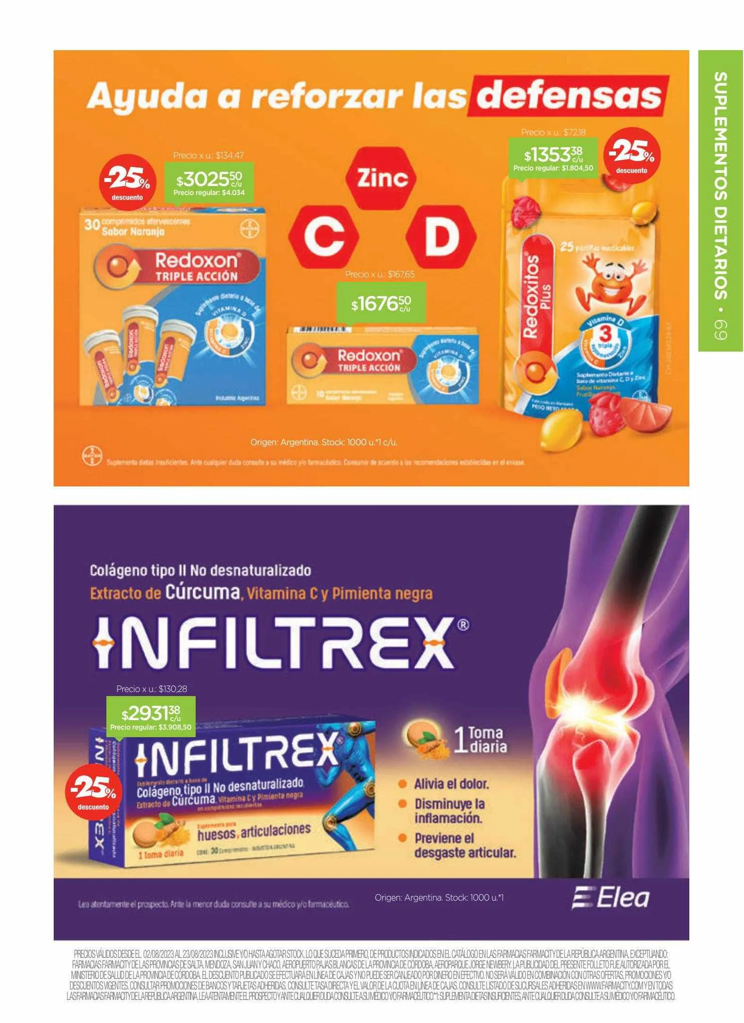 Ofertas de Catálogo Farmacity 1 de junio al 30 de septiembre 2023 - Página 69 del catálogo