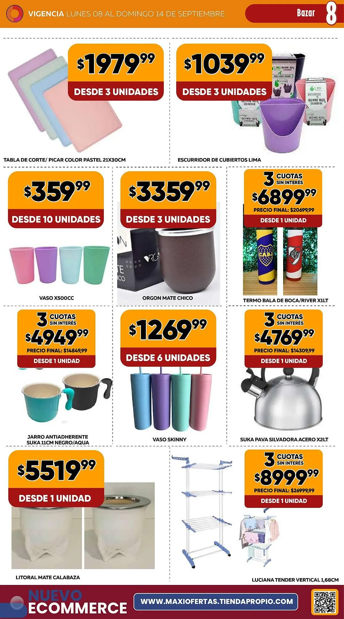 Ofertas de Catálogo Maxi Ofertas 8 de septiembre al 14 de septiembre 2025 - Página 8 del catálogo