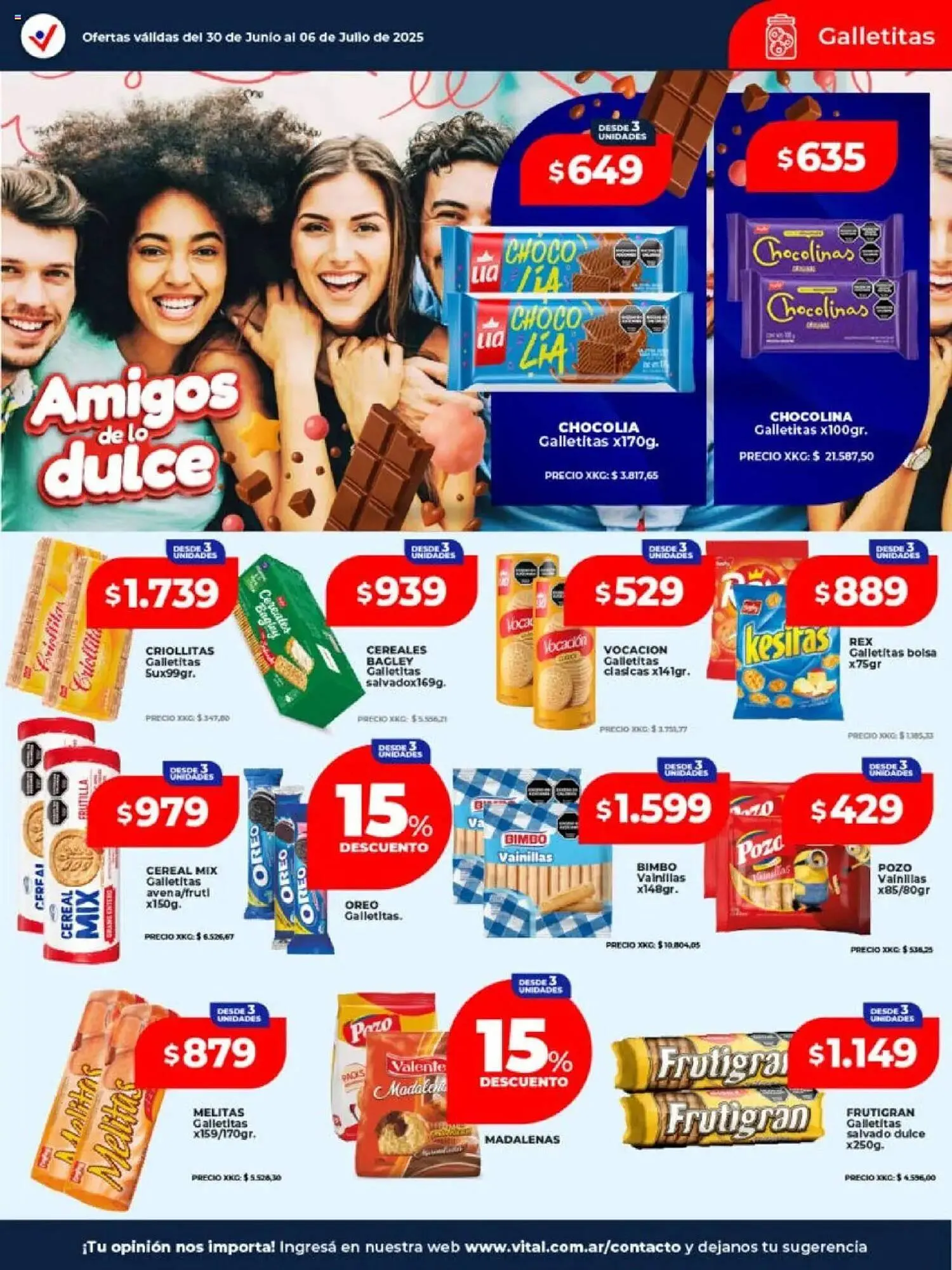 Ofertas de Catálogo Supermayorista Vital 30 de junio al 7 de julio 2025 - Página 18 del catálogo