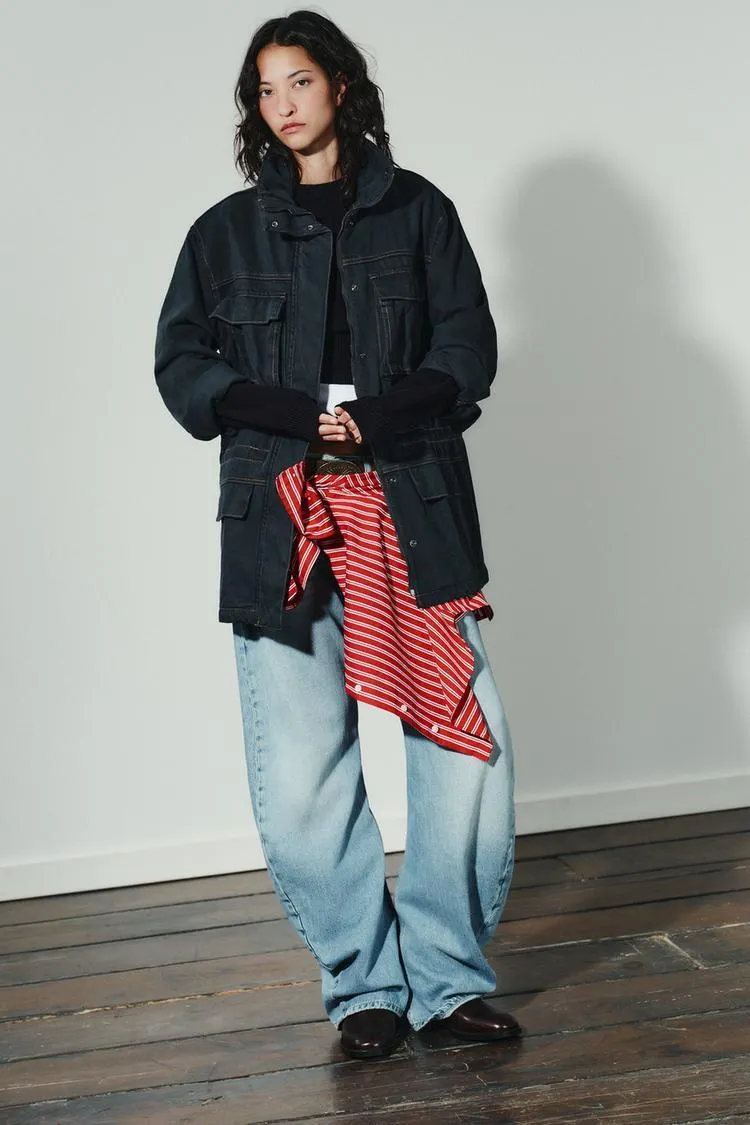 CHAQUETA BOLSILLOS PESPUNTES