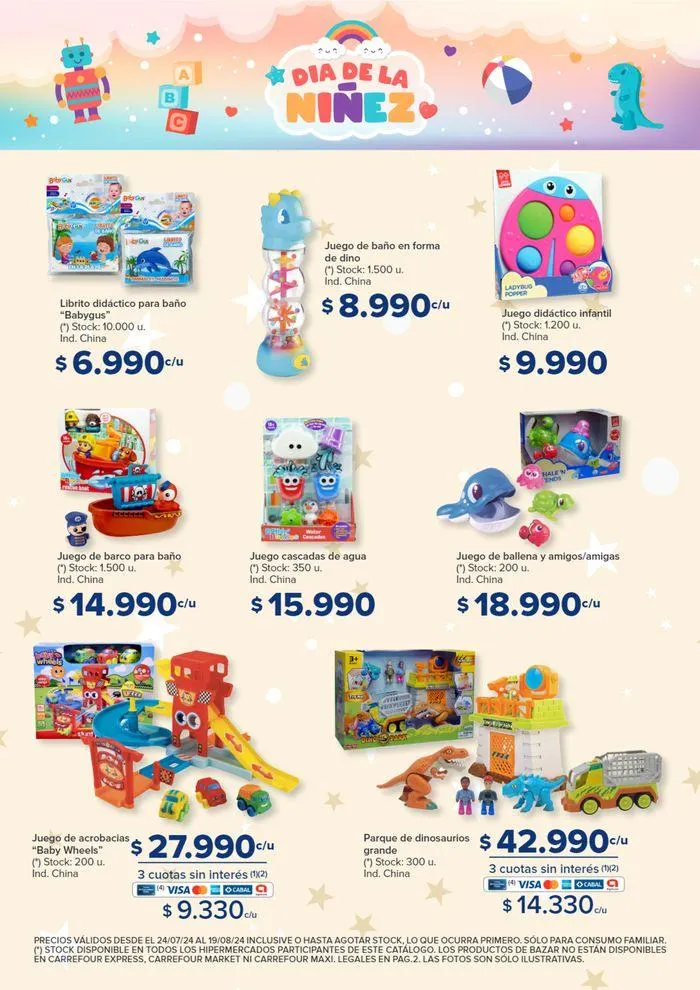 Ofertas de Catálogo Día de la Niñez Hiper 26 de julio al 19 de agosto 2024 - Página 10 del catálogo