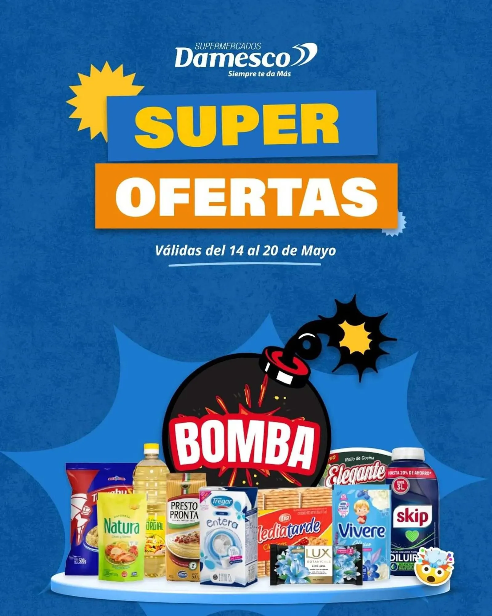 Ofertas de Catálogo Supermercados Damesco 14 de mayo al 20 de mayo 2026 - Página 1 del catálogo