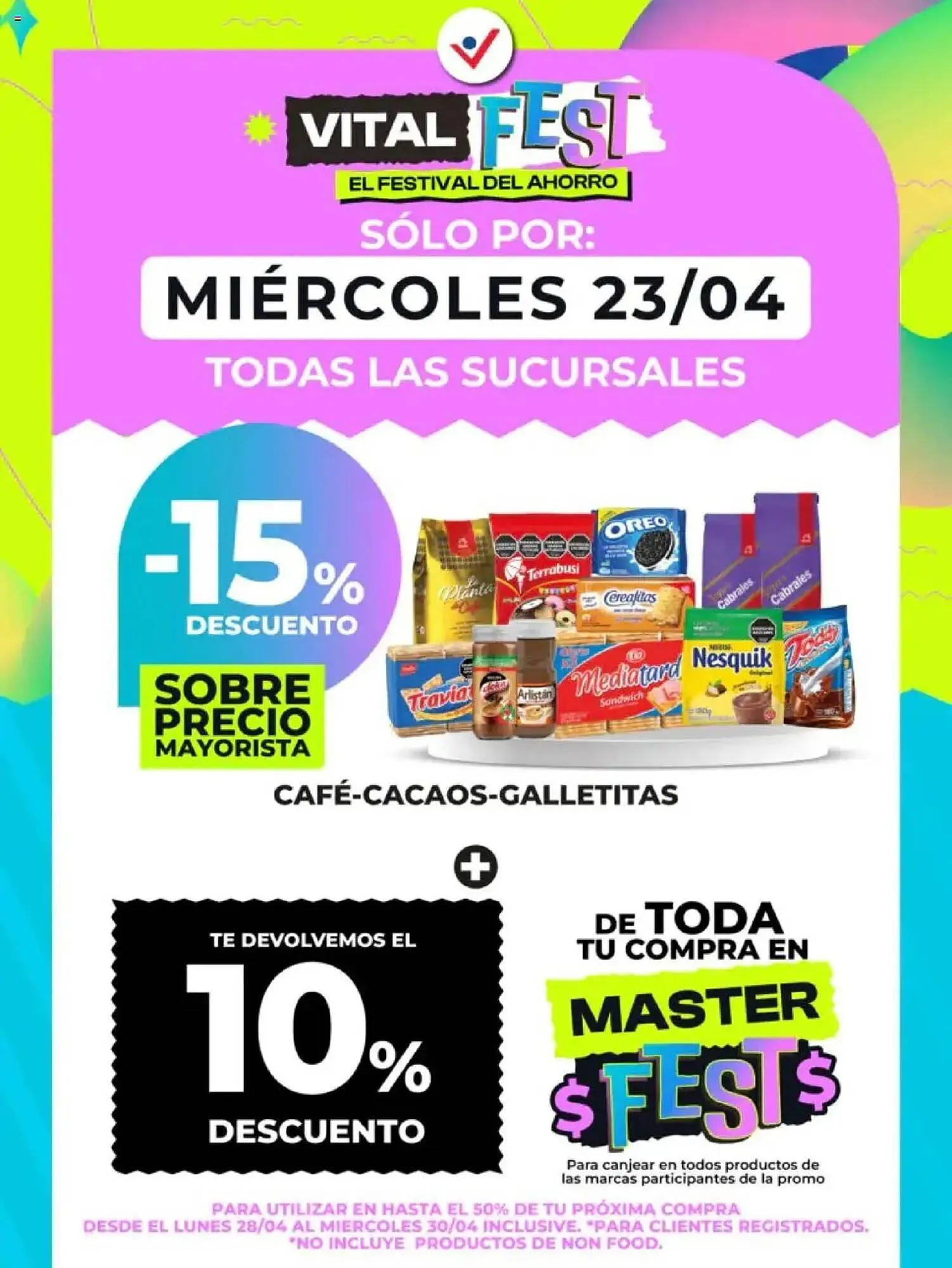 Ofertas de Catálogo Supermayorista Vital 23 de abril al 23 de abril 2025 - Página 1 del catálogo