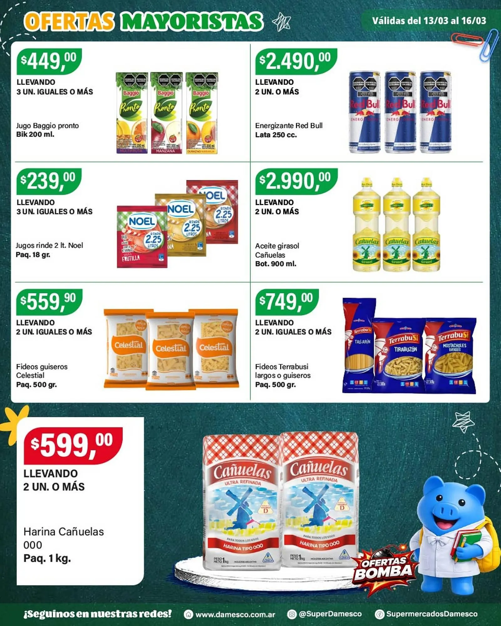 Ofertas de Catálogo Supermercados Damesco 13 de marzo al 16 de marzo 2026 - Página 2 del catálogo