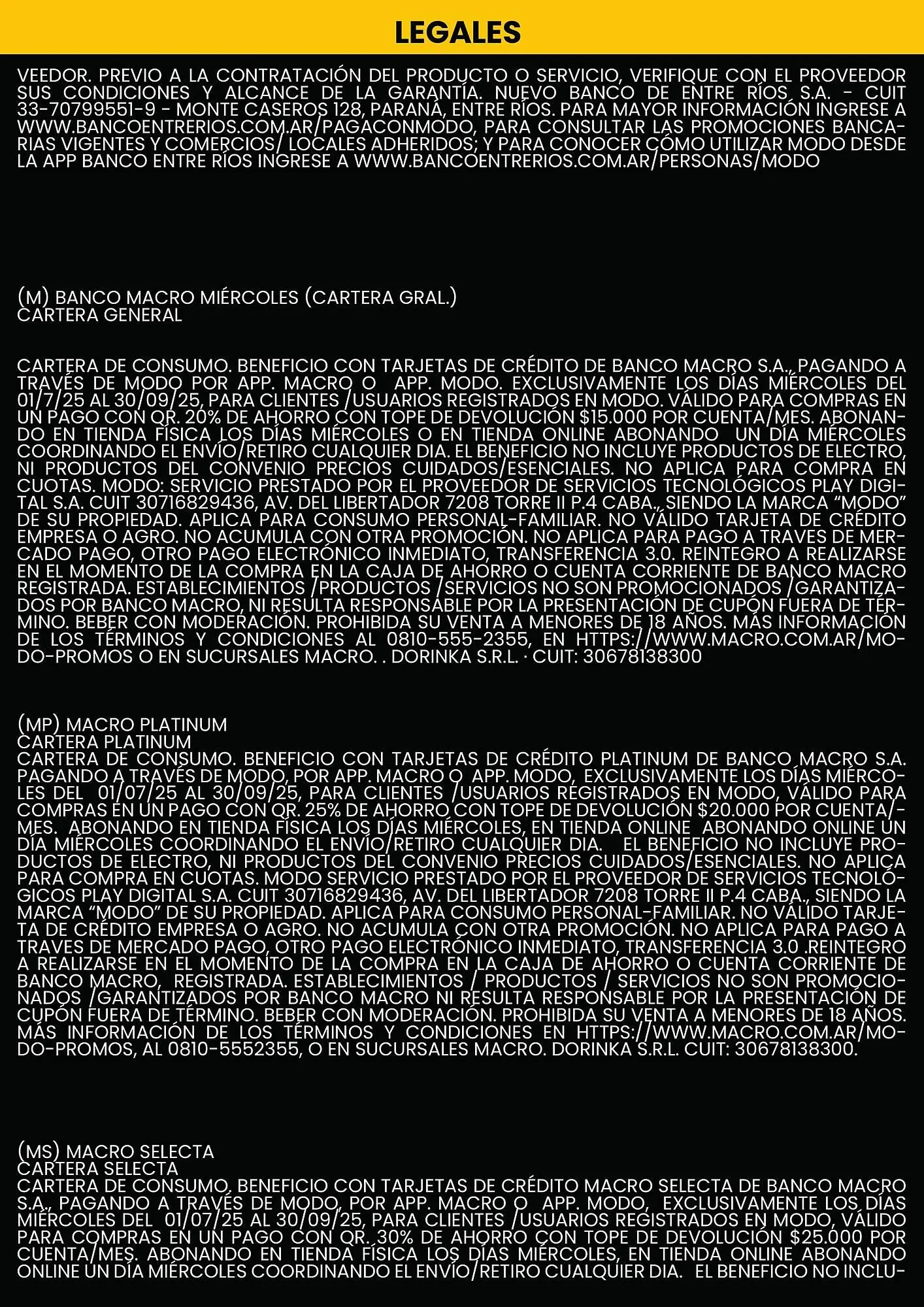 Ofertas de catálogo Changomas 1 de septiembre al 30 de septiembre 2025 - Página 6 del catálogo