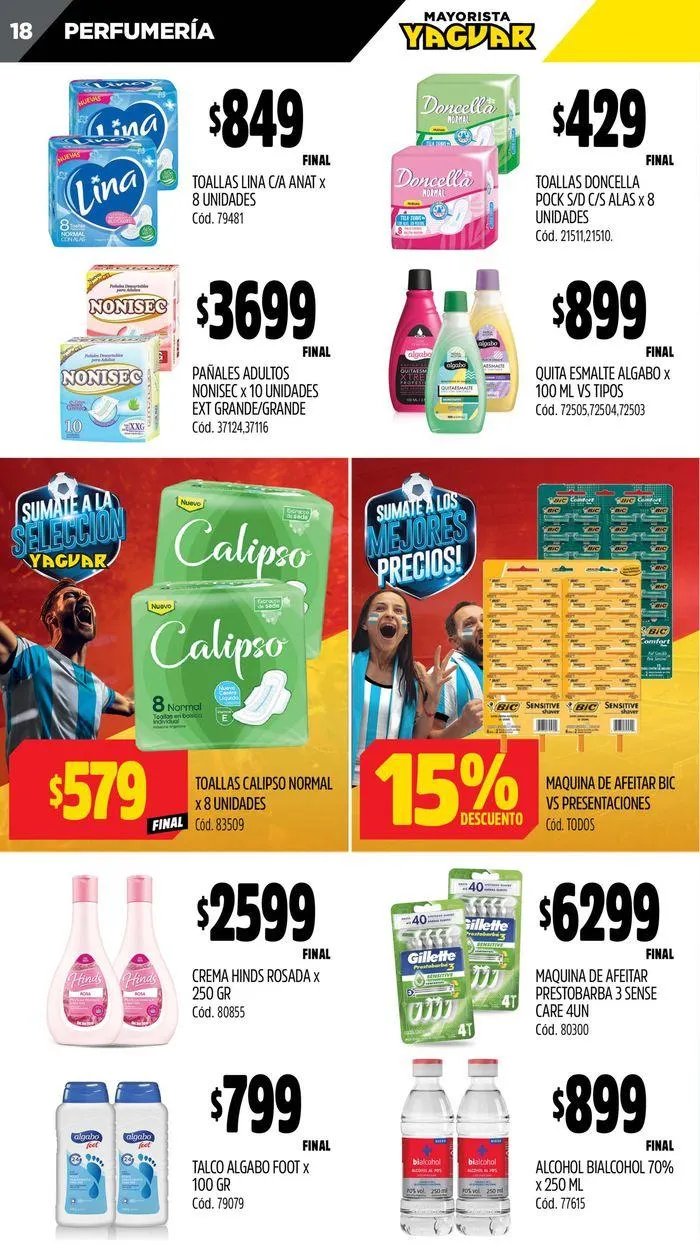 Ofertas de Ofertas Supermercados Yaguar Posadas 8 de julio al 14 de julio 2024 - Página 18 del catálogo