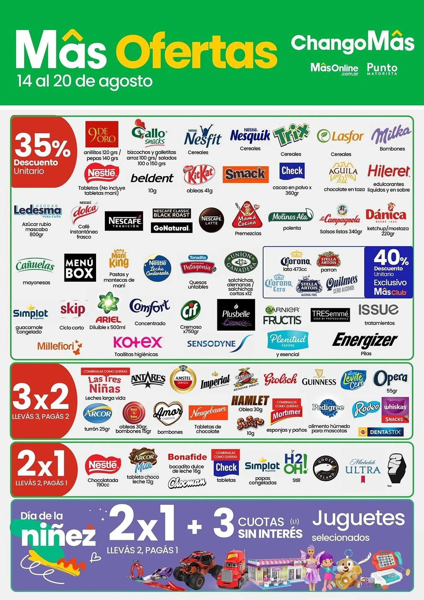 Ofertas de Catálogo Changomas 14 de agosto al 20 de agosto 2025 - Página 1 del catálogo