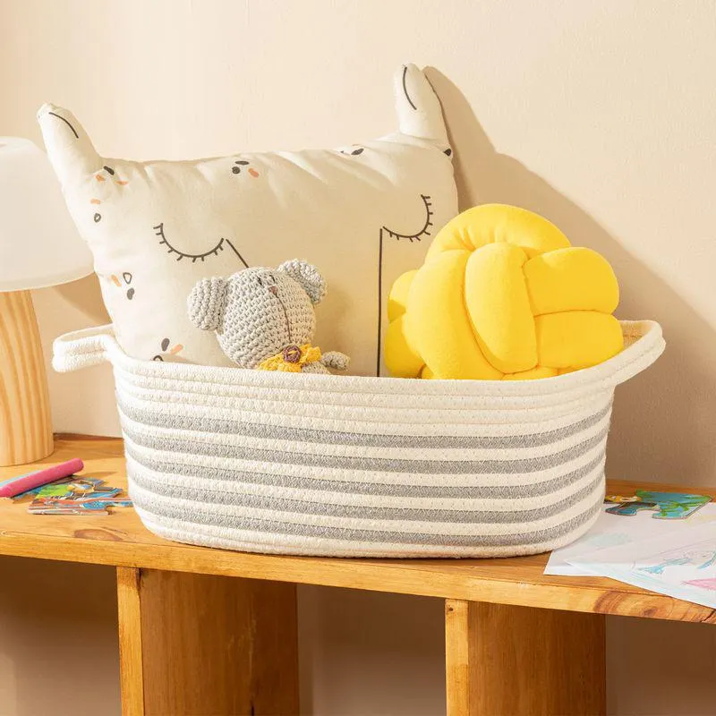 Contenedor Rayado Rectangular Grande