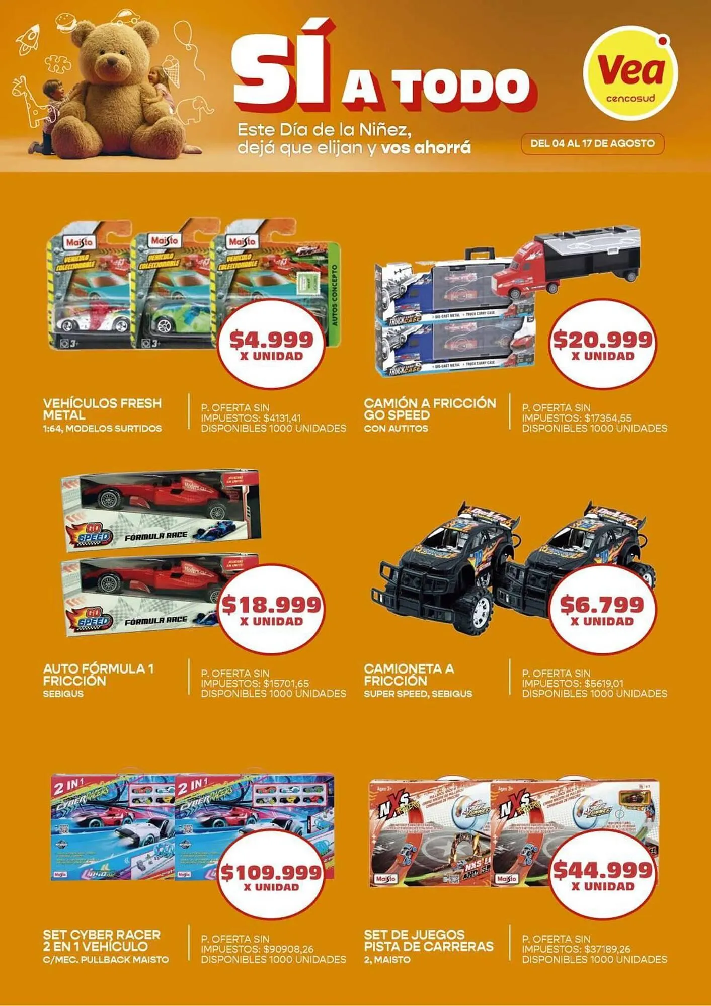 Ofertas de Catálogo Supermercados Vea 4 de agosto al 17 de agosto 2025 - Página 3 del catálogo