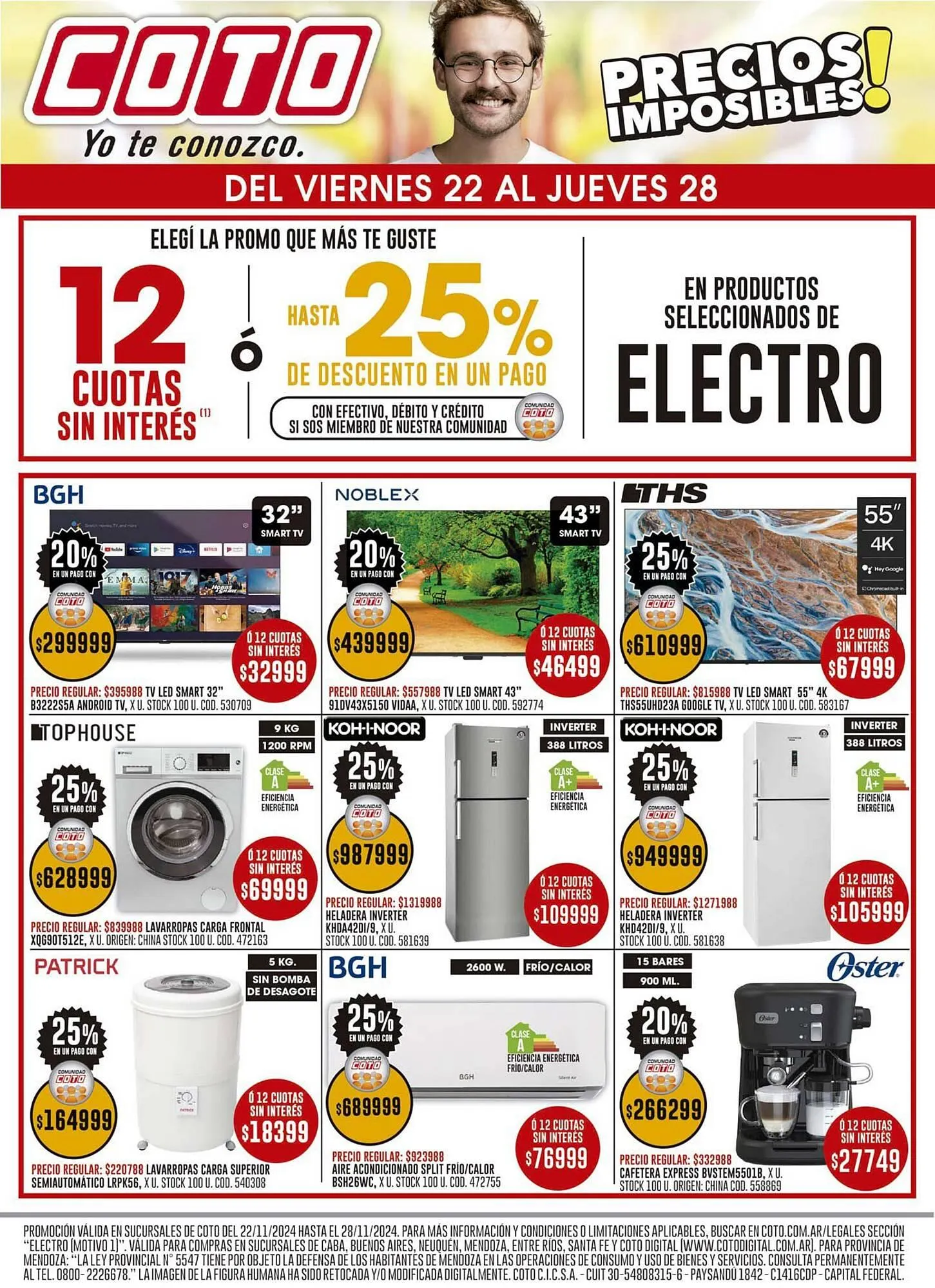 Ofertas de Catálogo Coto 26 de noviembre al 28 de noviembre 2024 - Página 1 del catálogo