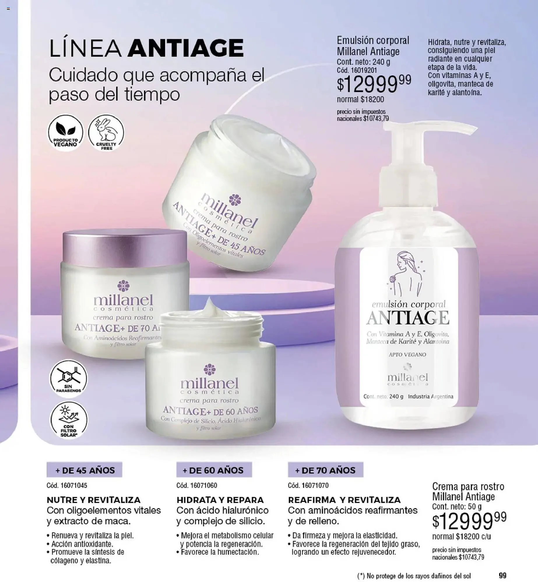 Ofertas de Catálogo Millanel Cosmética 30 de marzo al 27 de abril 2026 - Página 99 del catálogo