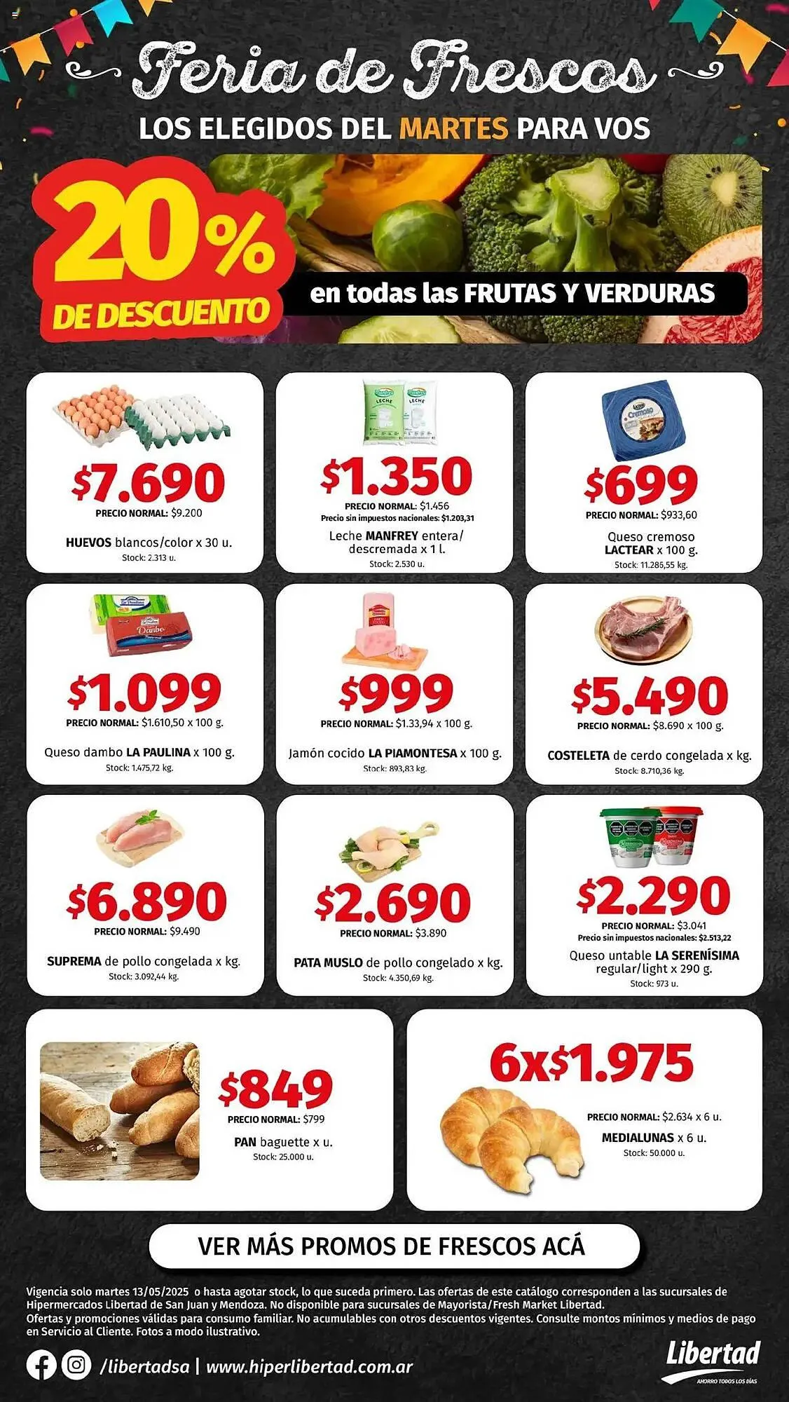 Ofertas de Catálogo Hipermercado Libertad 13 de mayo al 14 de mayo 2025 - Página 1 del catálogo