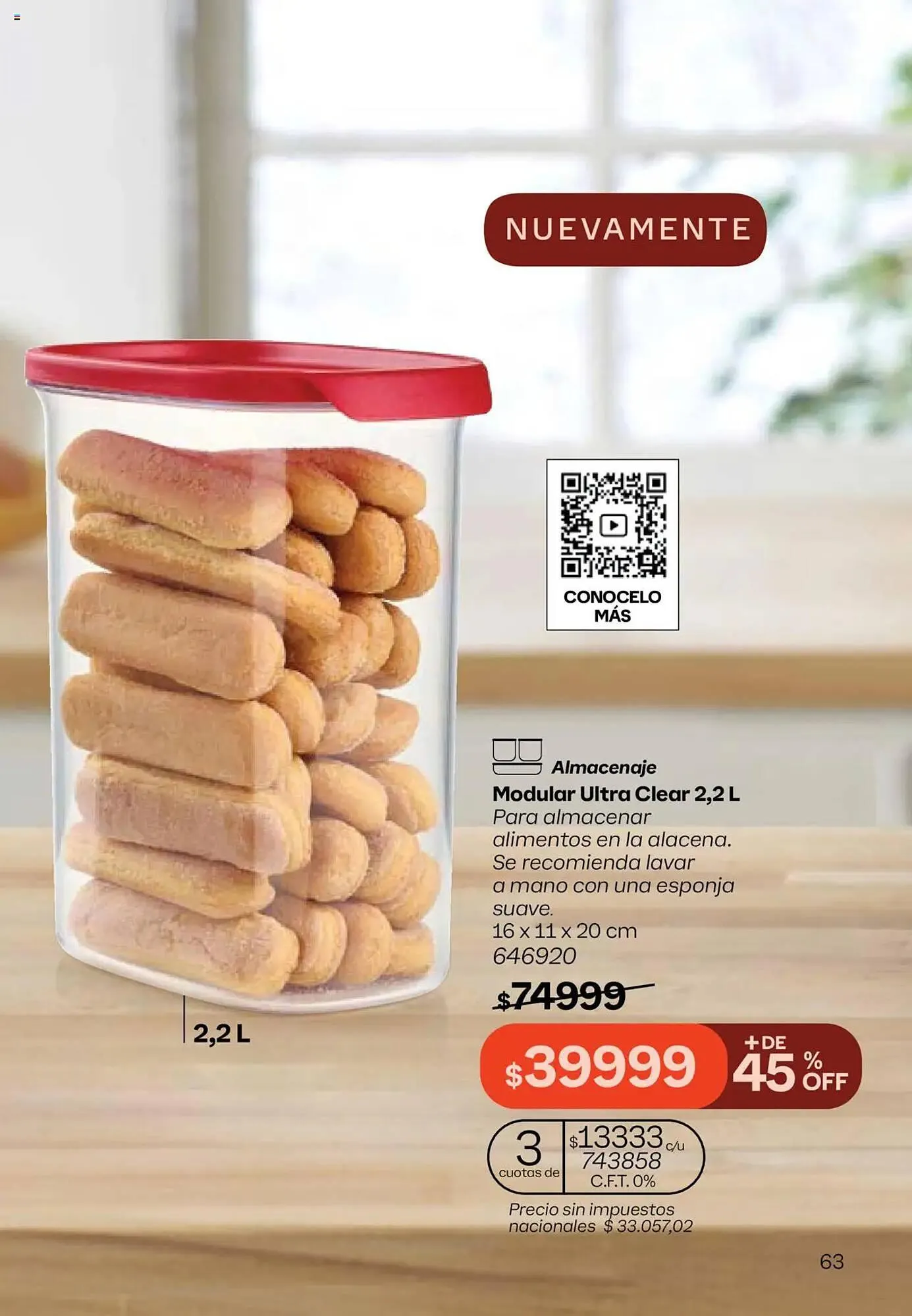 Ofertas de Catálogo Tupperware 29 de mayo al 12 de junio 2025 - Página 64 del catálogo