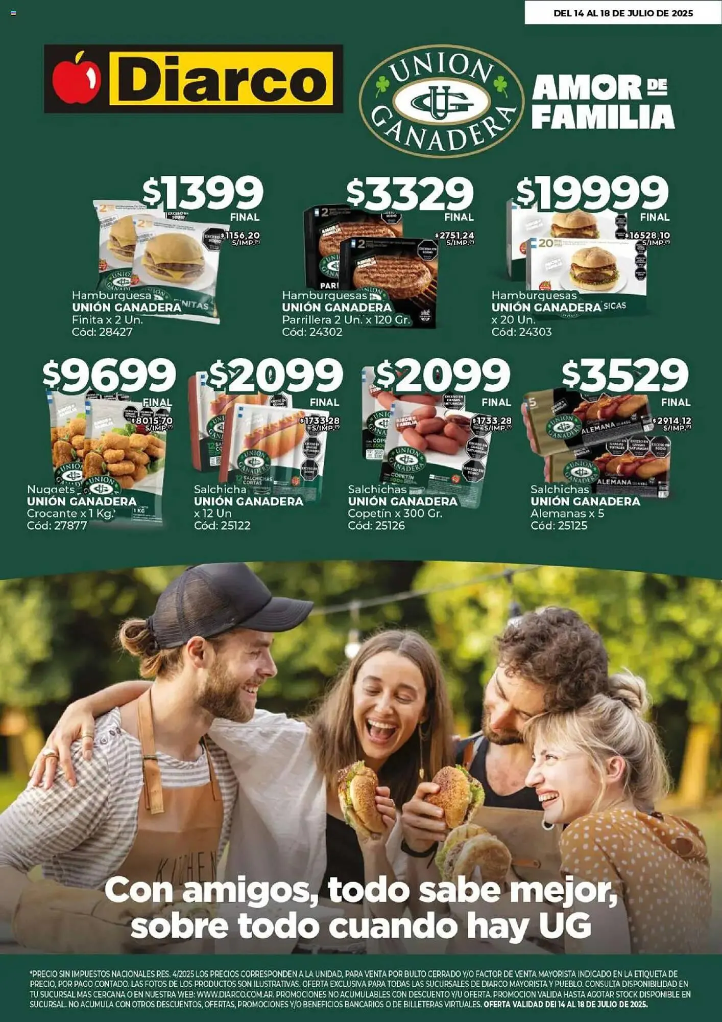 Ofertas de Catálogo Diarco 14 de julio al 18 de julio 2025 - Página 1 del catálogo