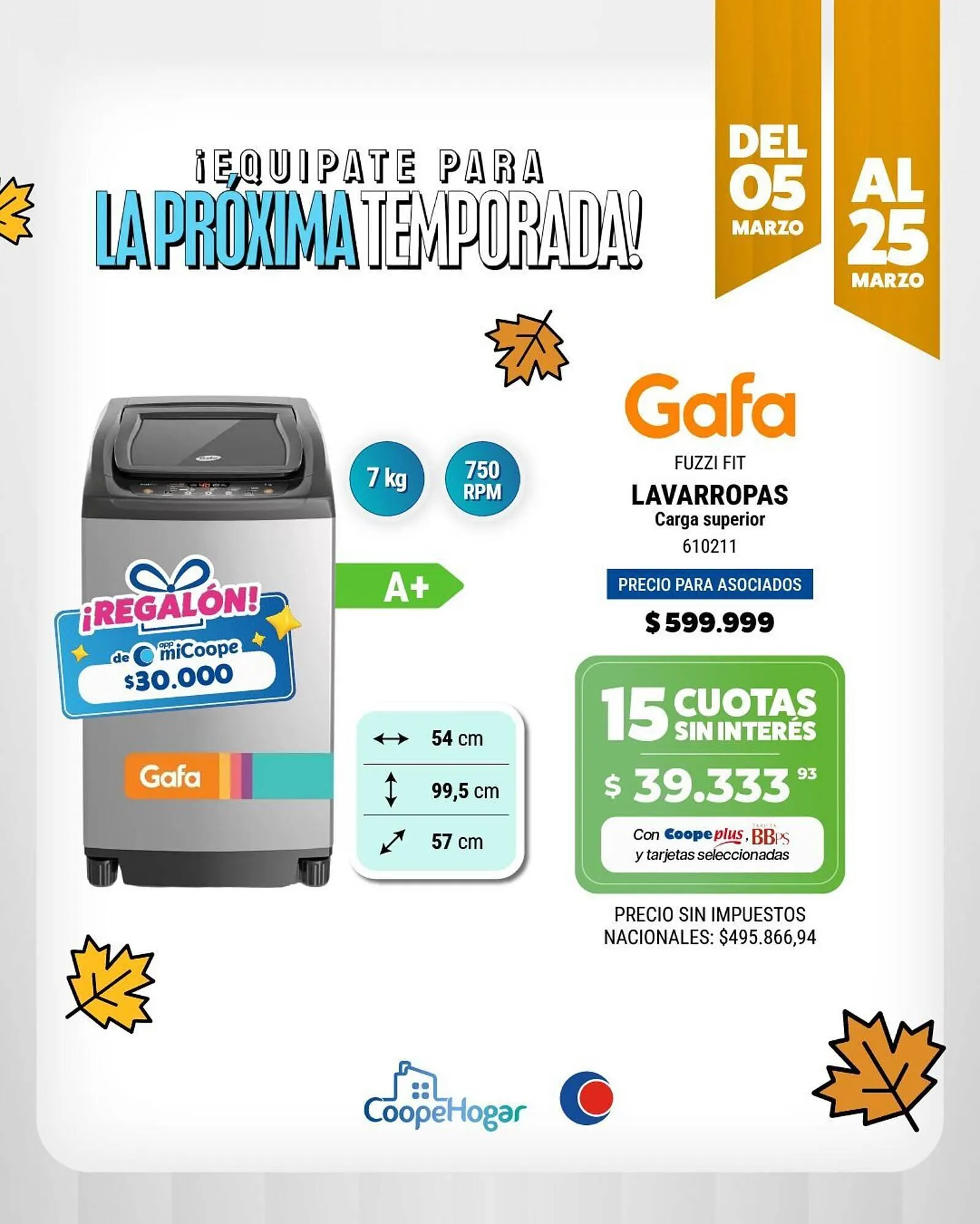 Ofertas de Catálogo Cooperativa Obrera 9 de marzo al 25 de marzo 2026 - Página 5 del catálogo