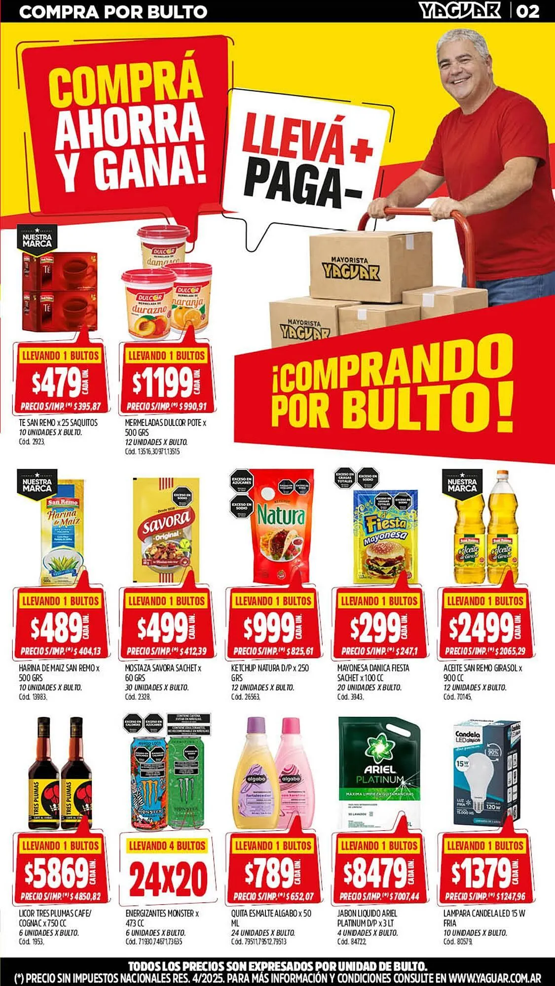 Ofertas de Catálogo Supermercados Yaguar 11 de mayo al 17 de mayo 2026 - Página 2 del catálogo