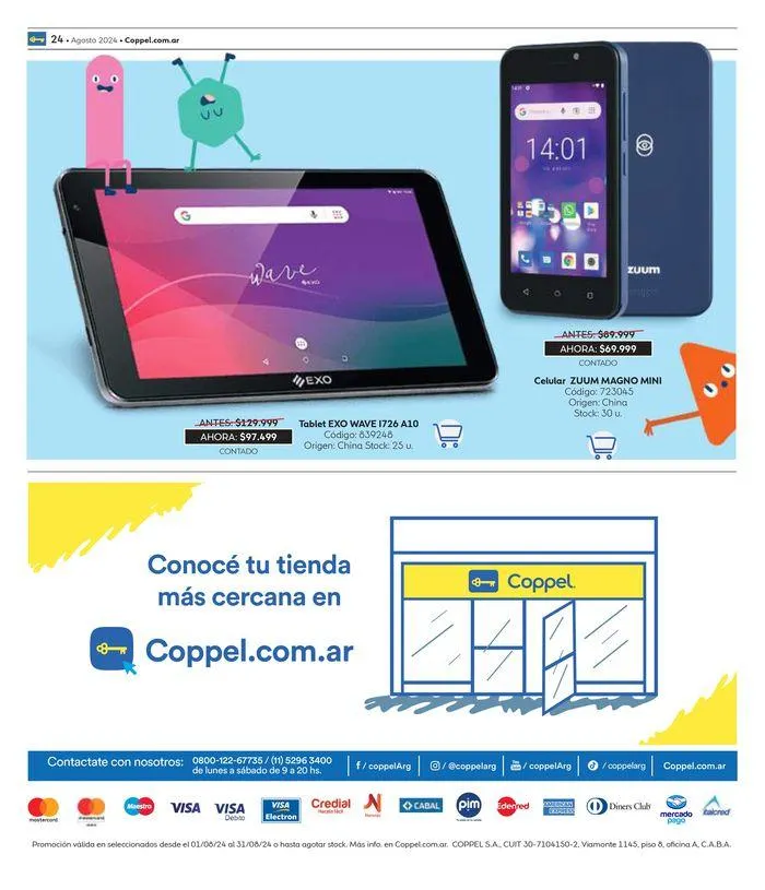 Ofertas de Catálogo Coppel 7 de agosto al 31 de agosto 2024 - Página 24 del catálogo