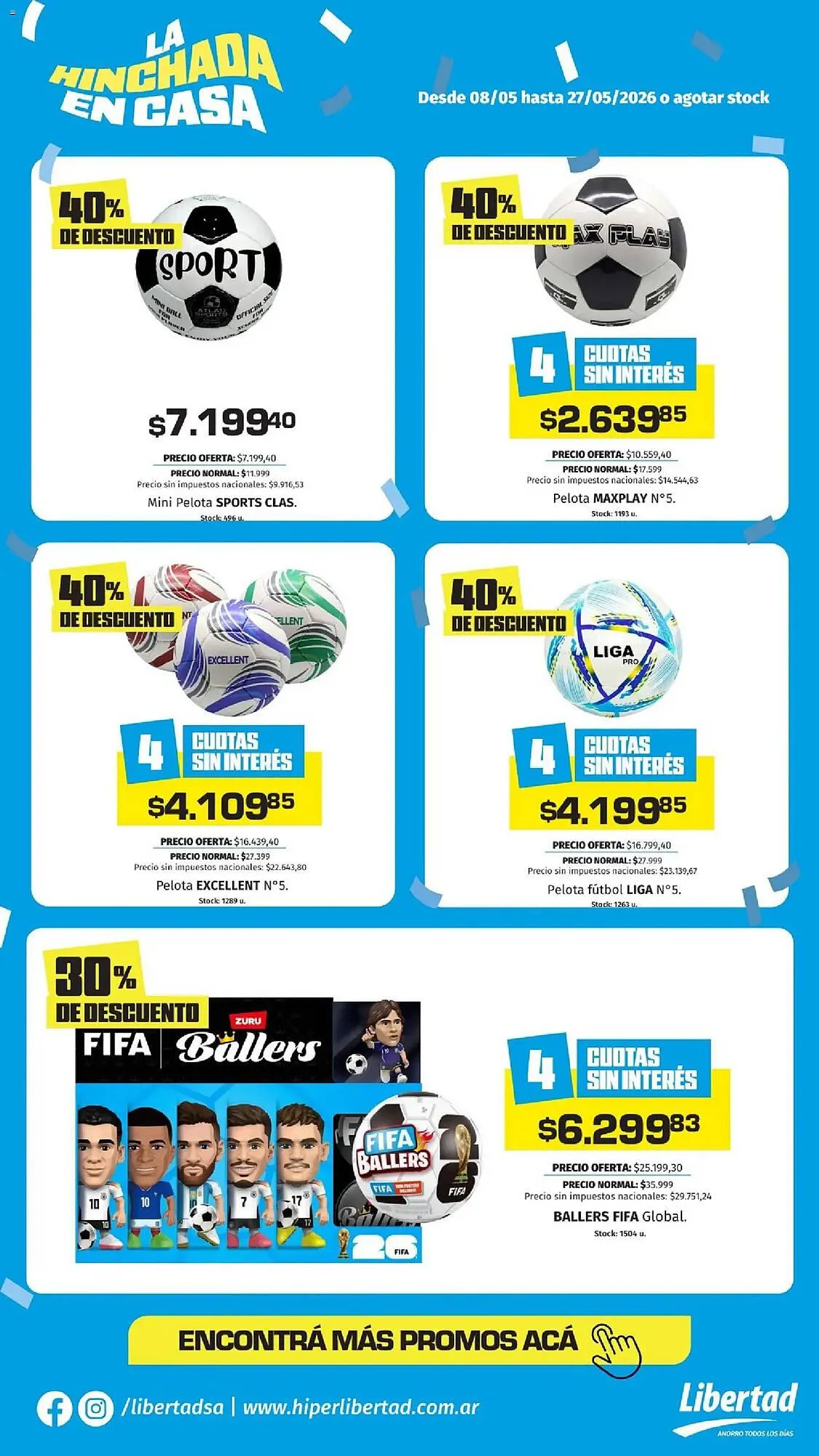 Ofertas de Catálogo Hipermercado Libertad 9 de mayo al 27 de mayo 2026 - Página 4 del catálogo