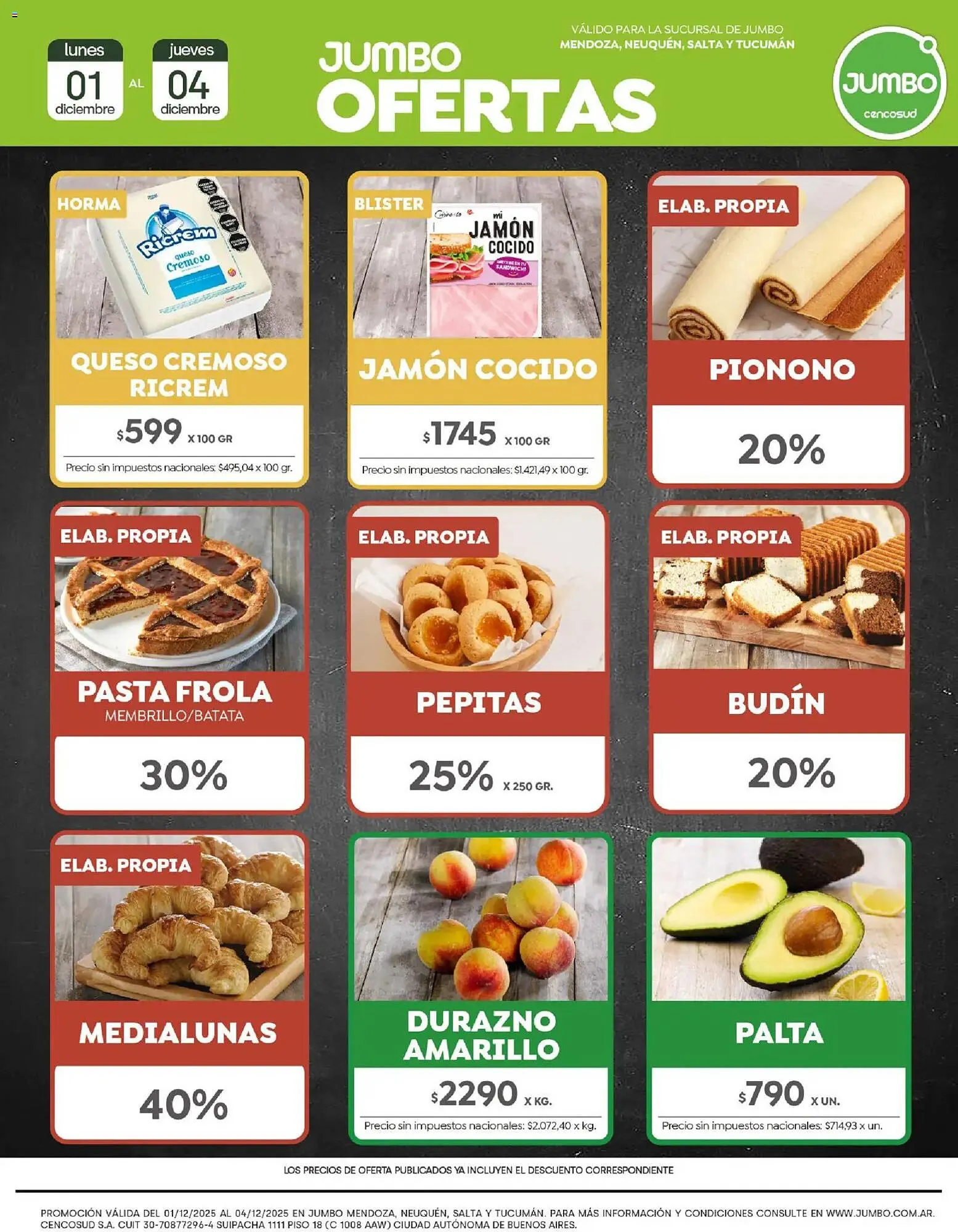 Ofertas de Catálogo Jumbo 1 de diciembre al 4 de diciembre 2025 - Página 1 del catálogo