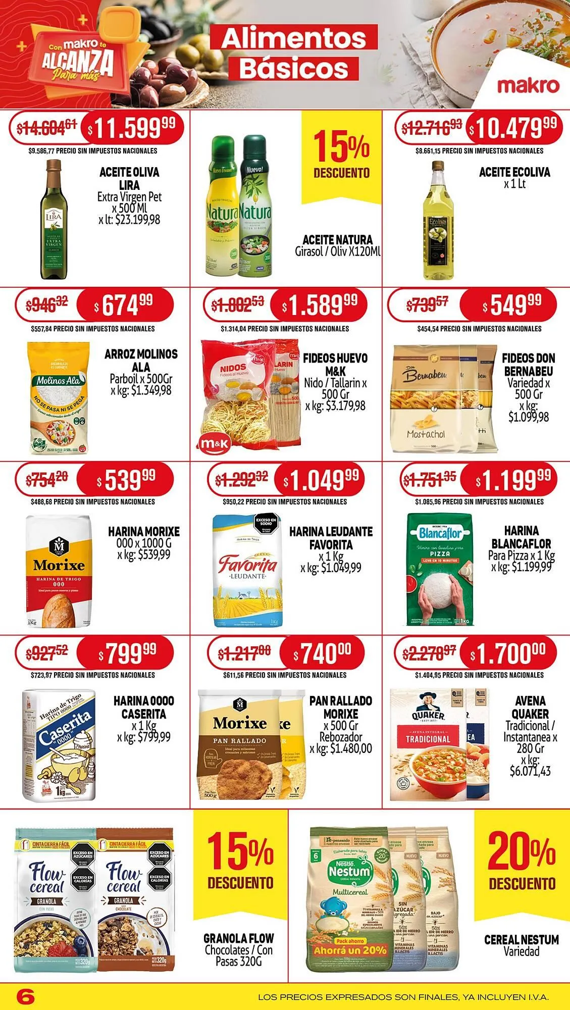 Ofertas de Catálogo Makro 31 de julio al 8 de agosto 2025 - Página 6 del catálogo