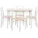 Juego de comedor mesa rectangular + 4 sillas