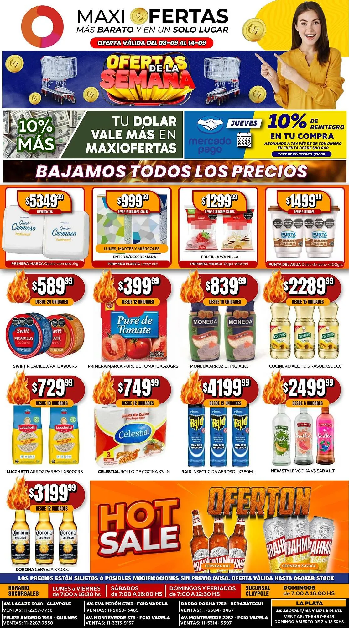 Ofertas de Catálogo Maxi Ofertas 8 de septiembre al 14 de septiembre 2025 - Página 1 del catálogo