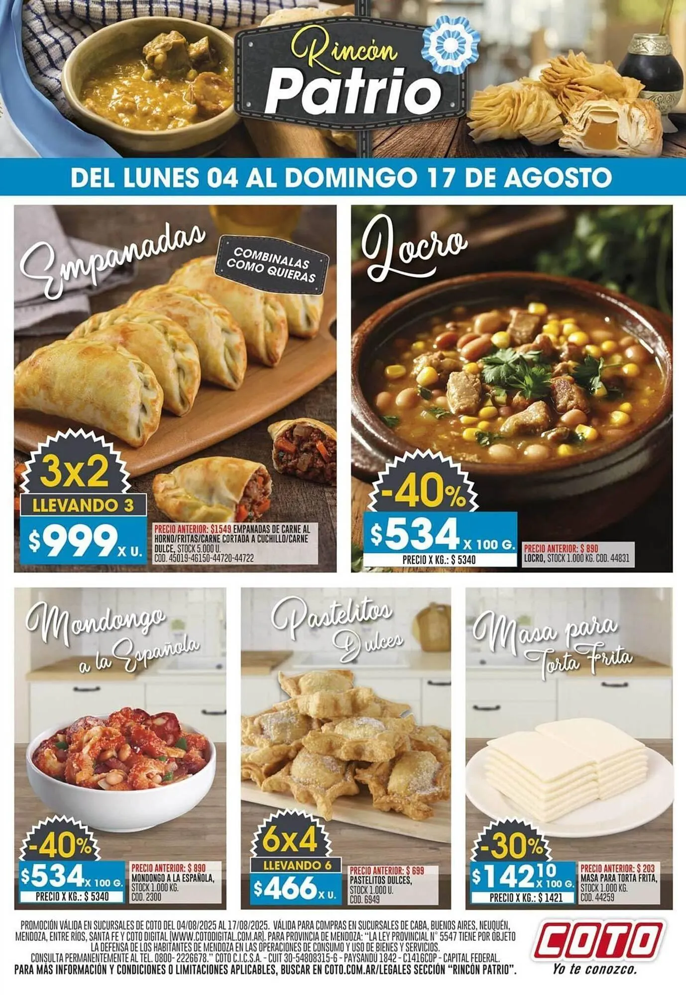 Ofertas de Catálogo Coto 4 de agosto al 17 de agosto 2025 - Página 1 del catálogo