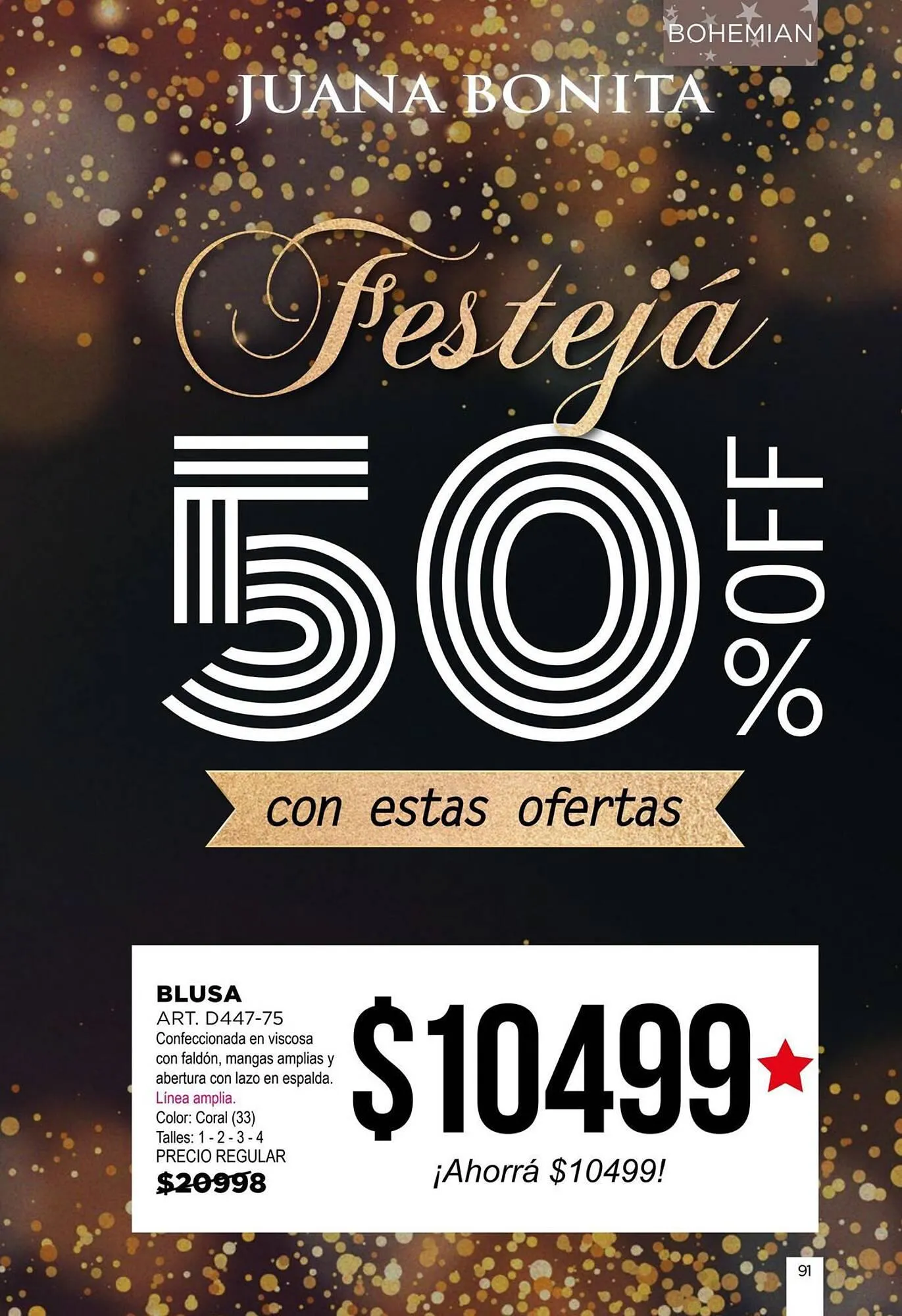 Ofertas de Catálogo Juana Bonita 27 de noviembre al 31 de diciembre 2023 - Página 193 del catálogo