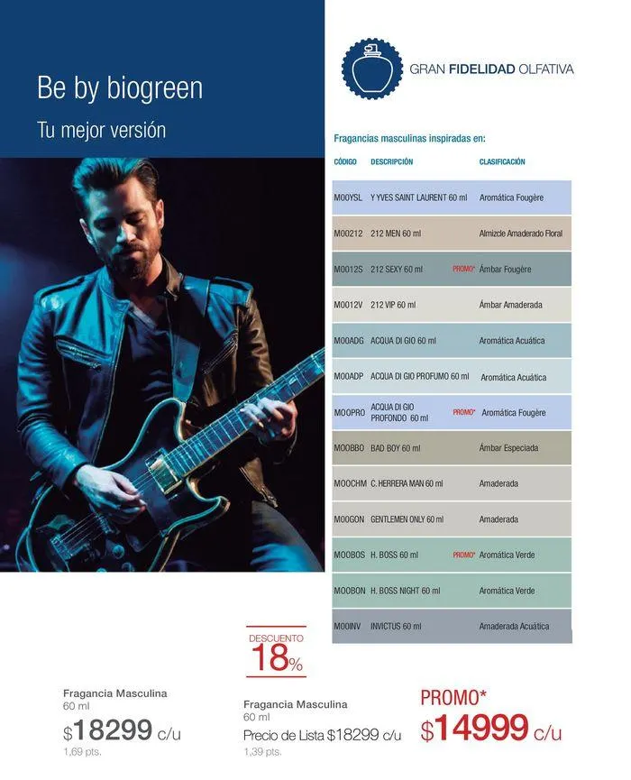 Ofertas de Catálogo Perfumes Biogreen Julio  23 de julio al 31 de julio 2024 - Página 50 del catálogo