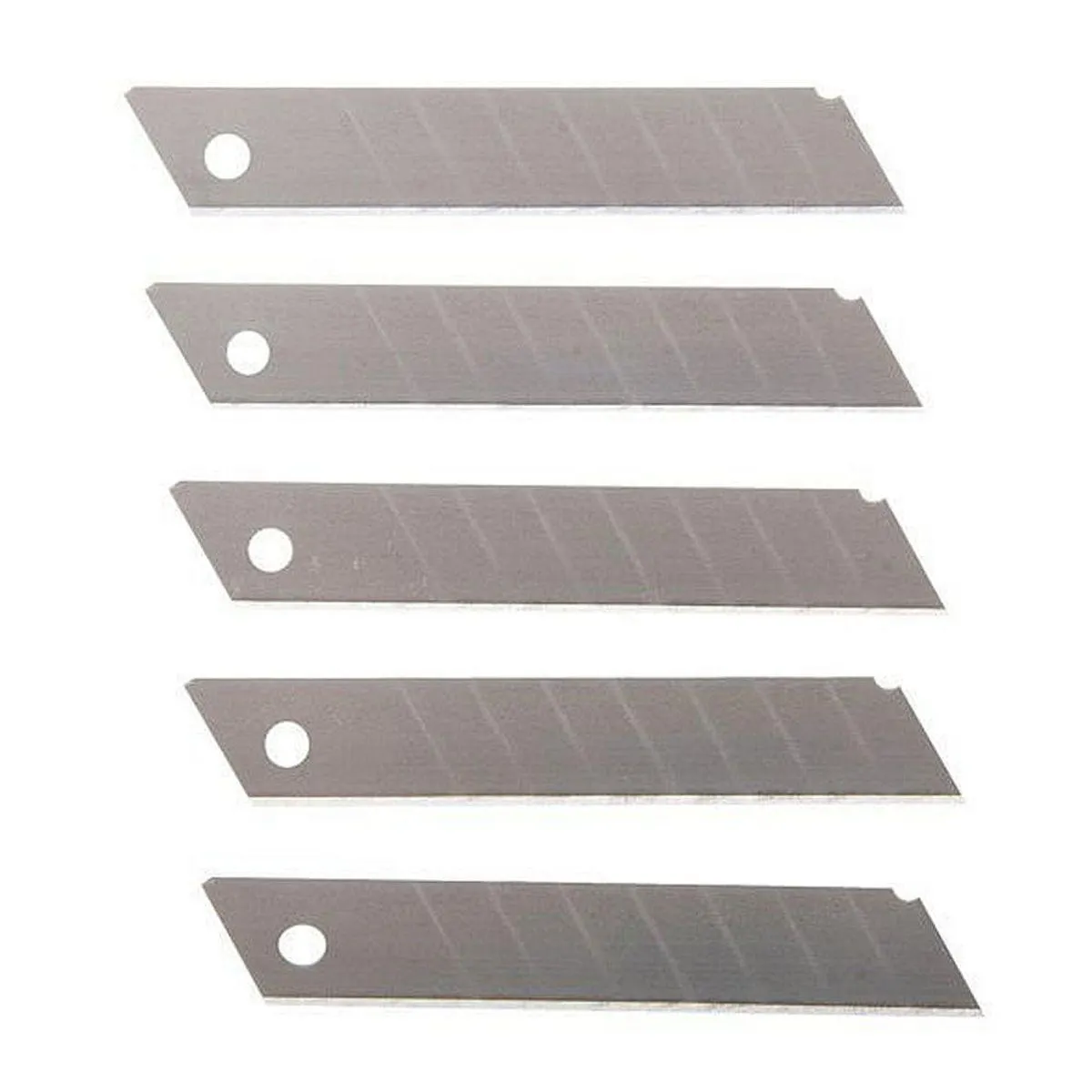 Repuesto hojas cuchillo cartonero 18mm 5 unidades Robust